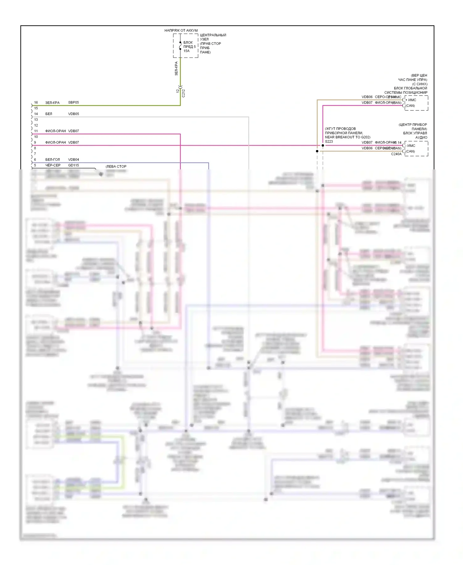 Fiesta Ford Mk6 (2008-2013): Can шина электросхема 