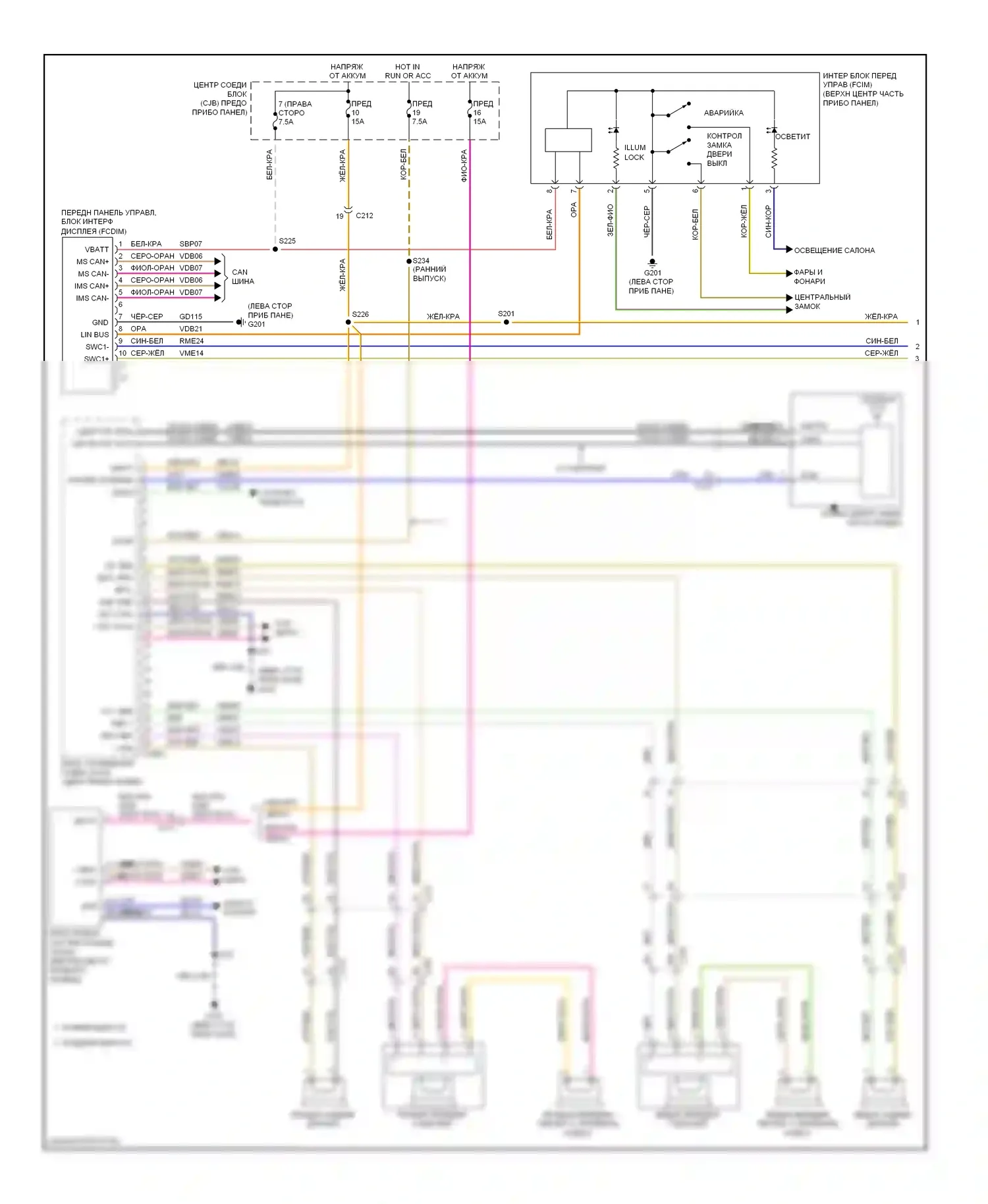 Fiesta Ford Mk6 (2008-2013): Электросхема навигации (1 из 2) 
