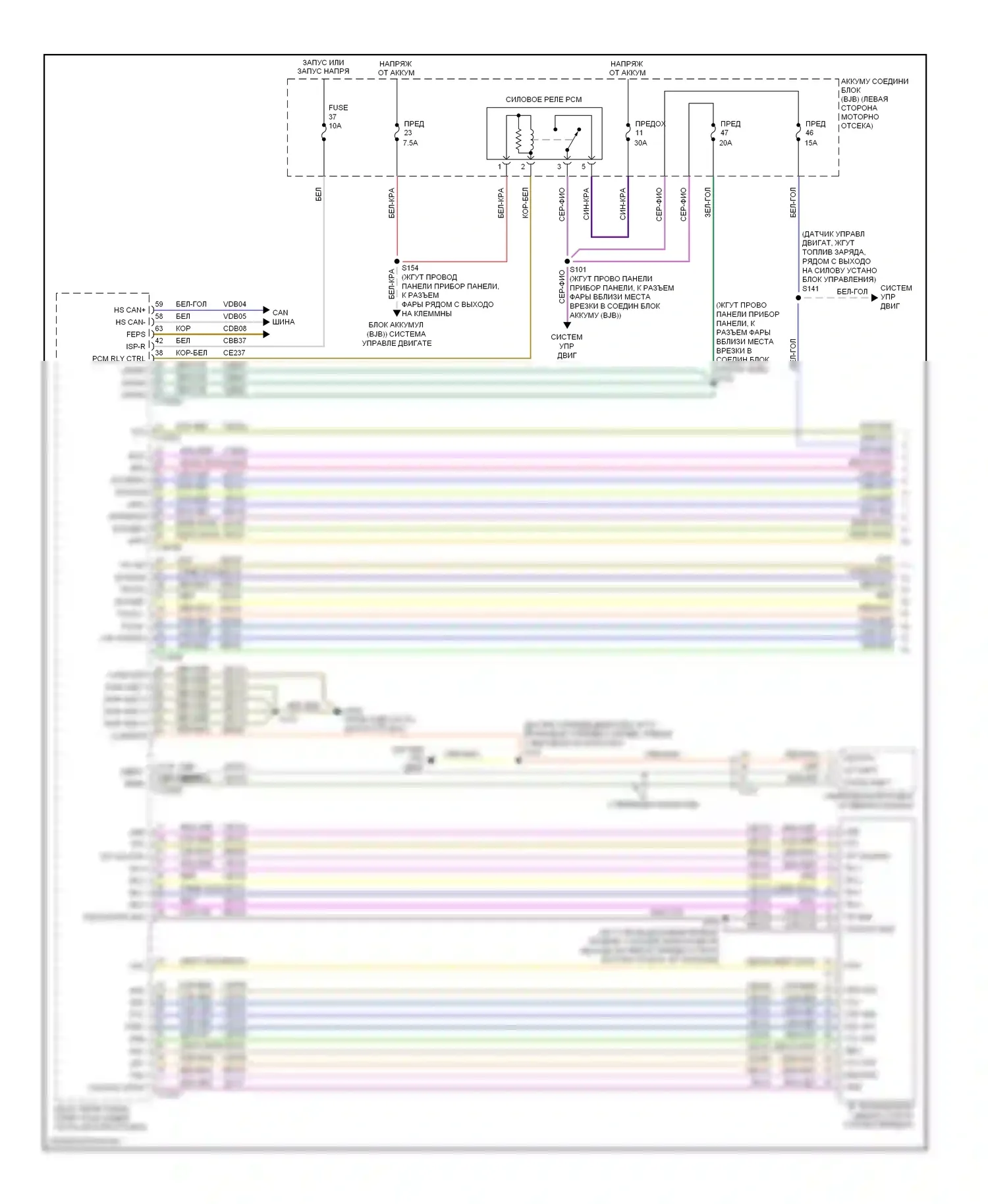 Flex Ford I (2008-2013): 3.5л твин турбо, автоматическая электросхема коробки передач (1 из 2) 
