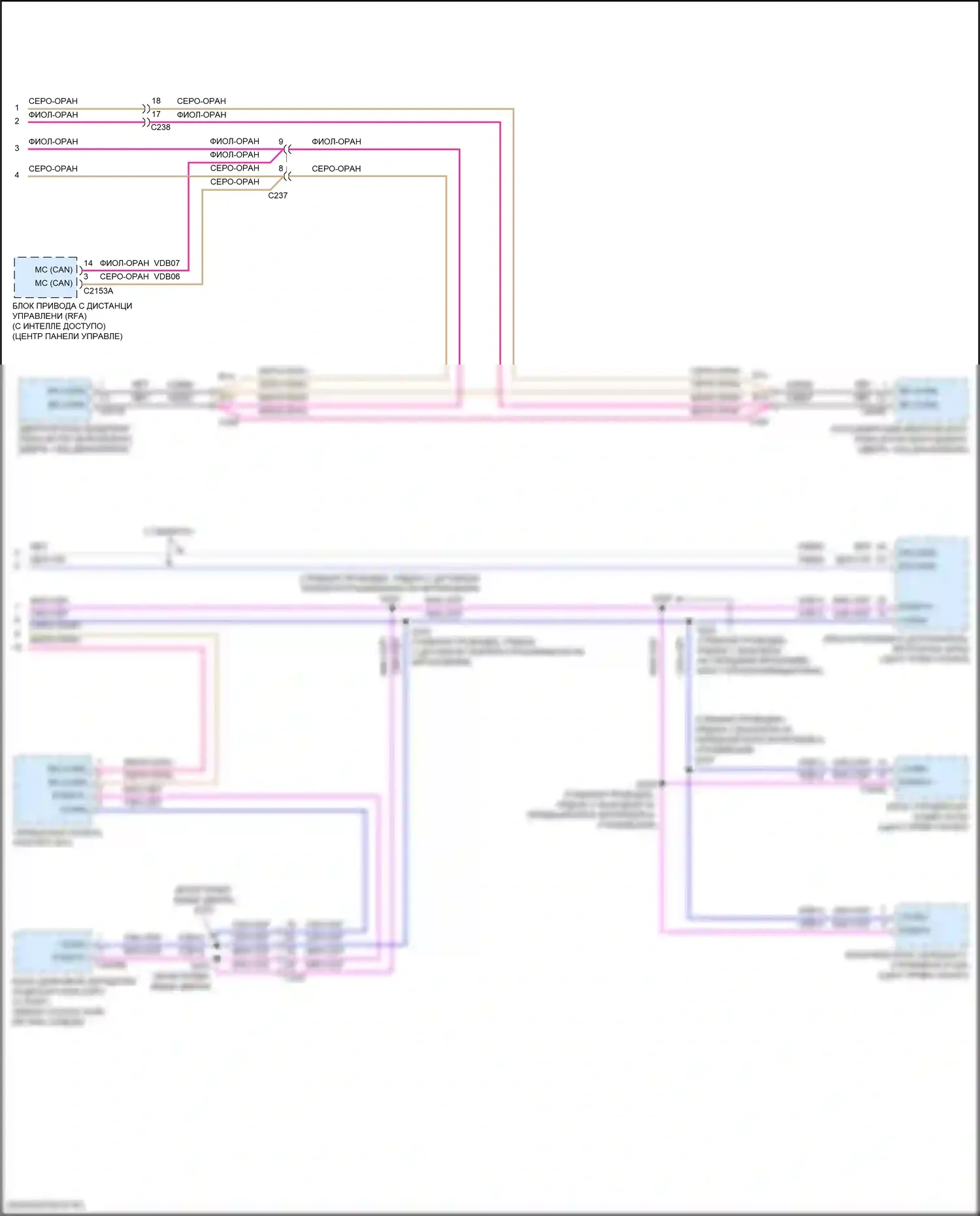 Focus RS Ford III (2016-2018): Can шина электросхема, rs (2 из 2) 
