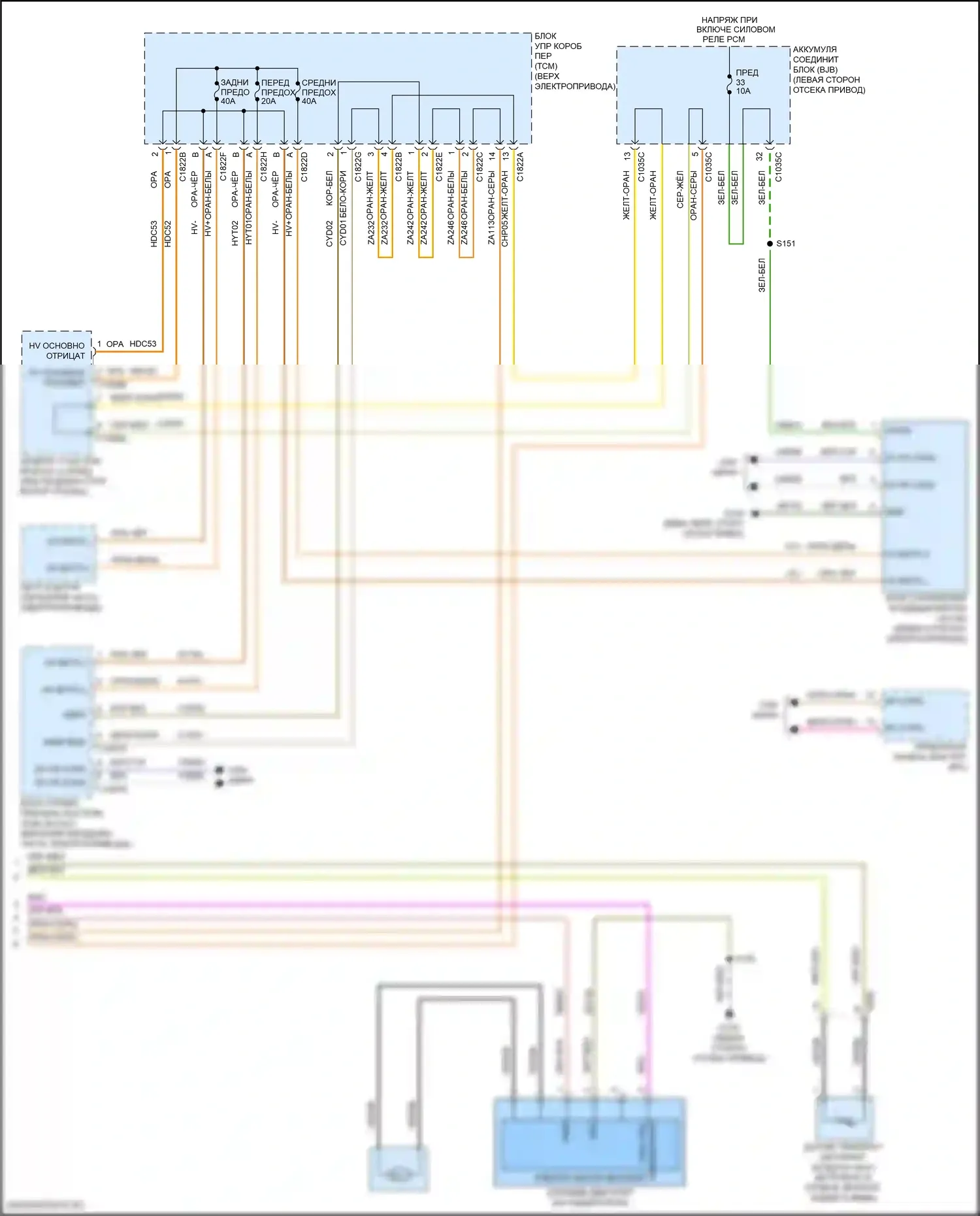 Focus RS Ford III (2016-2018): Электросхема климат контроля, электрическая (3 из 3) 