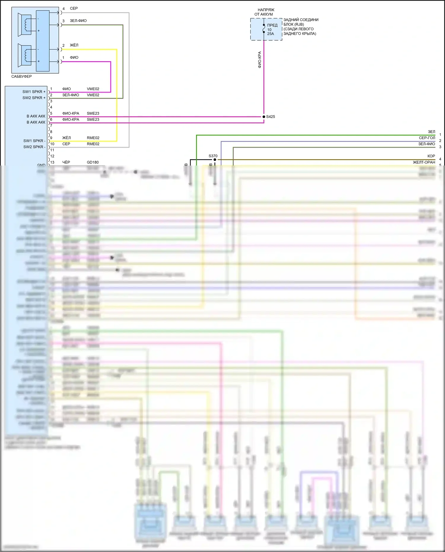 Focus RS Ford III (2016-2018): Электросхема навигации, rs (1 из 4) 