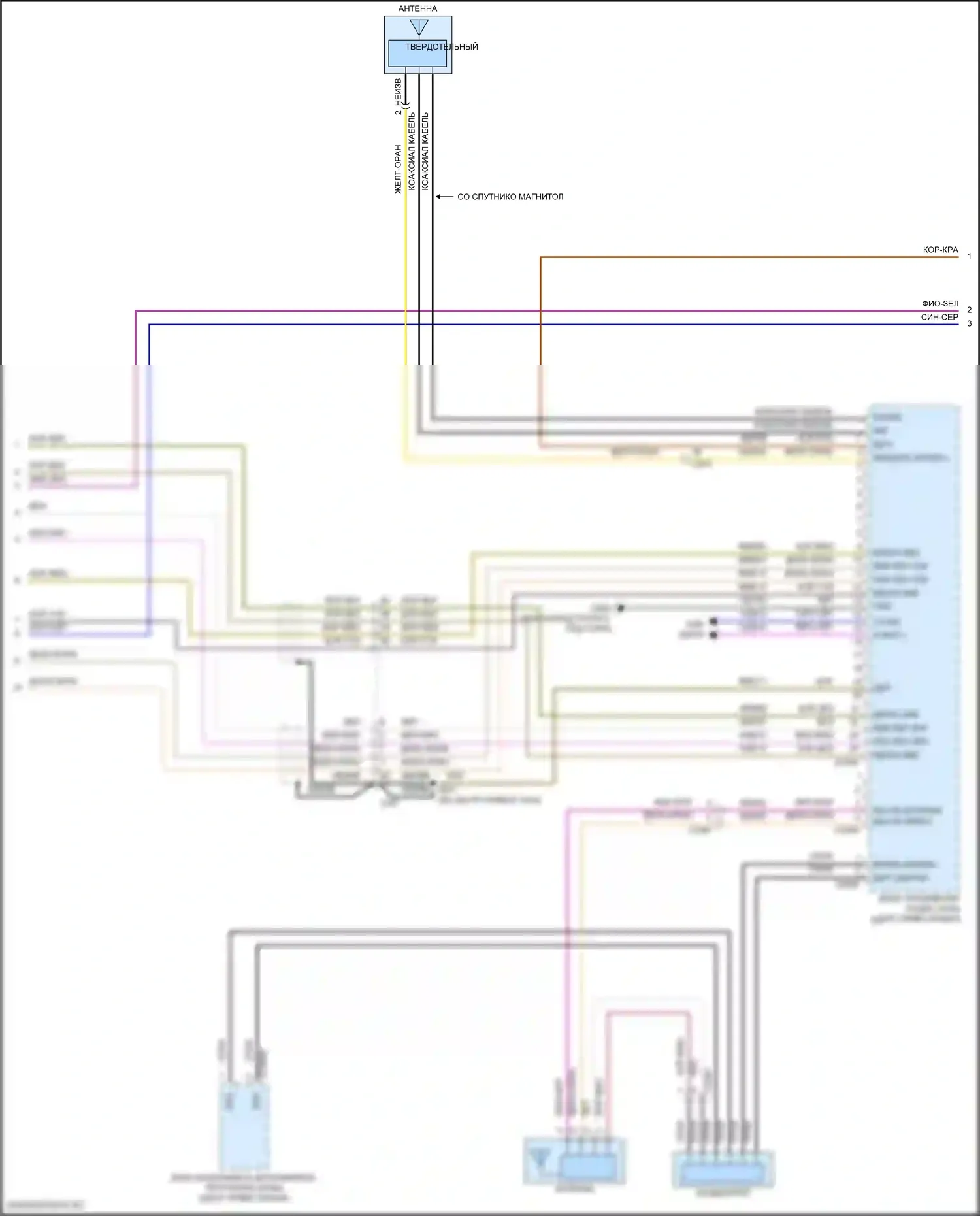 Focus RS Ford III (2016-2018): Электросхема навигации, rs (3 из 4) 