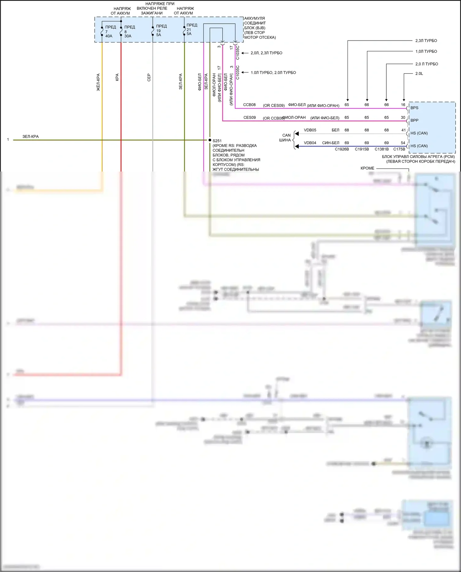 Focus ST Ford III рестайлинг (2015-2018): Электросхема антиблокировочной системы abs, кроме электрического (2 из 2) 