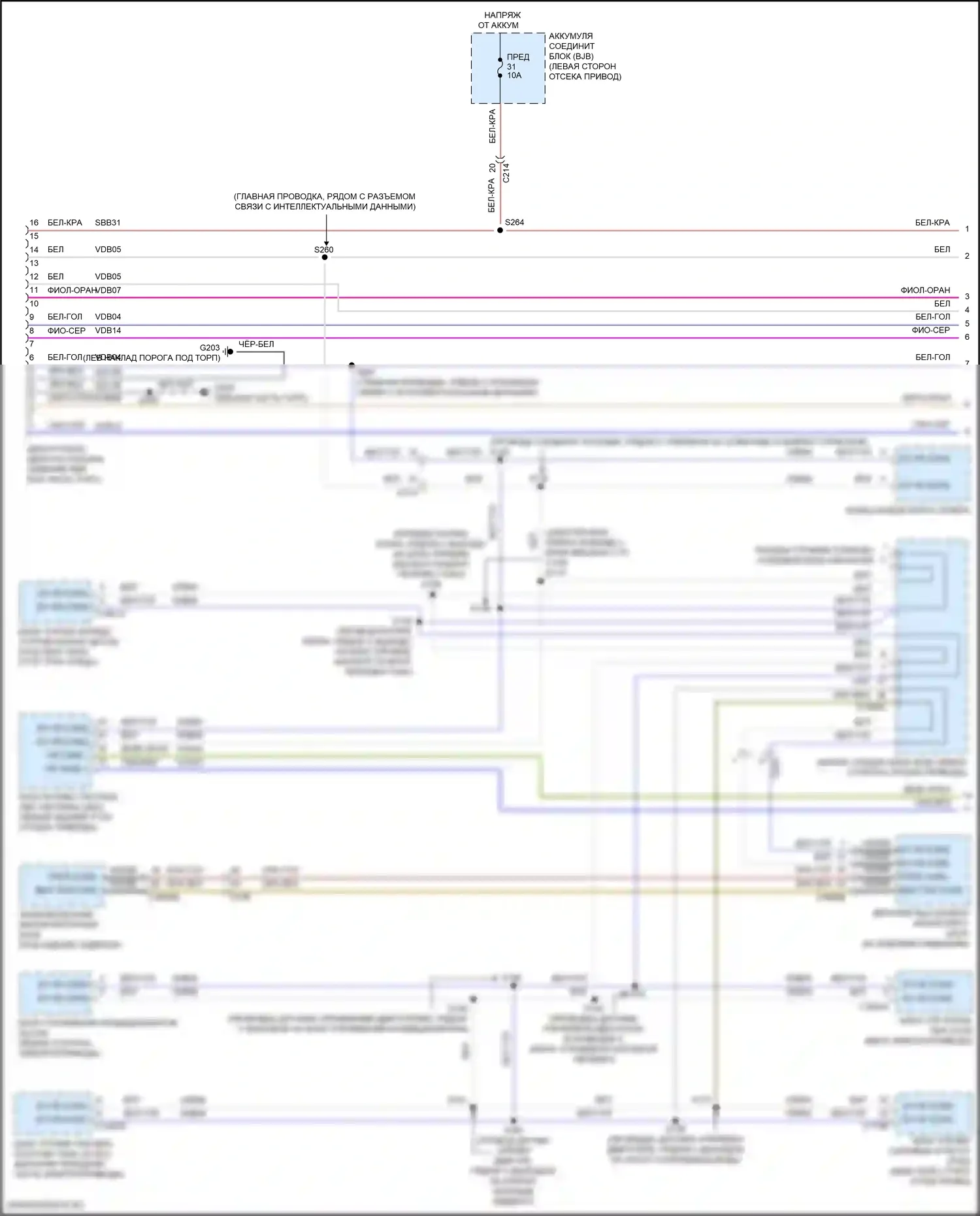 Focus ST Ford III рестайлинг (2015-2018): Can шина электросхема (1 из 3) 