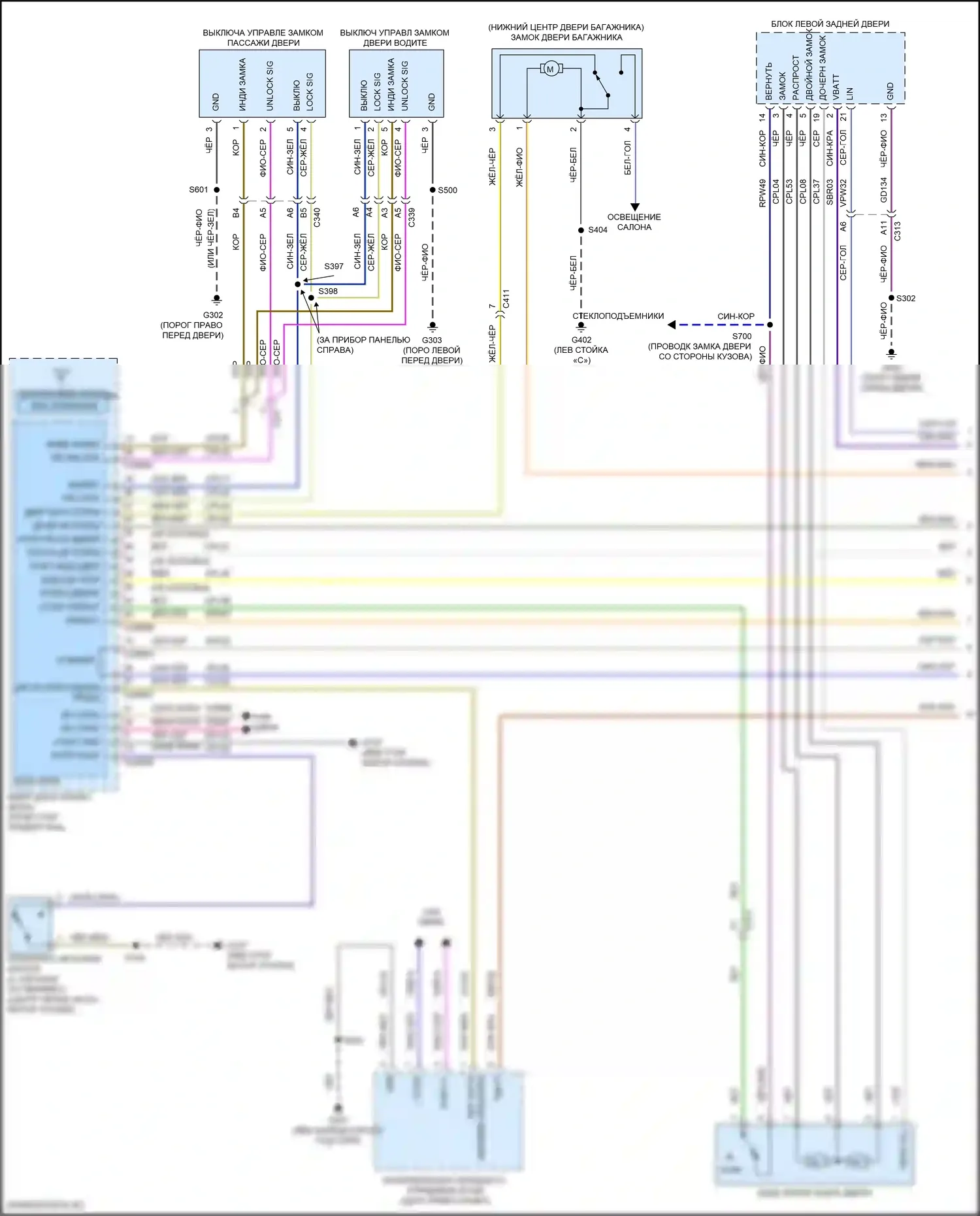 Focus ST Ford III рестайлинг (2015-2018): Электросхема защиты от взлома, rs с интеллектуальным доступом (1 из 5) 