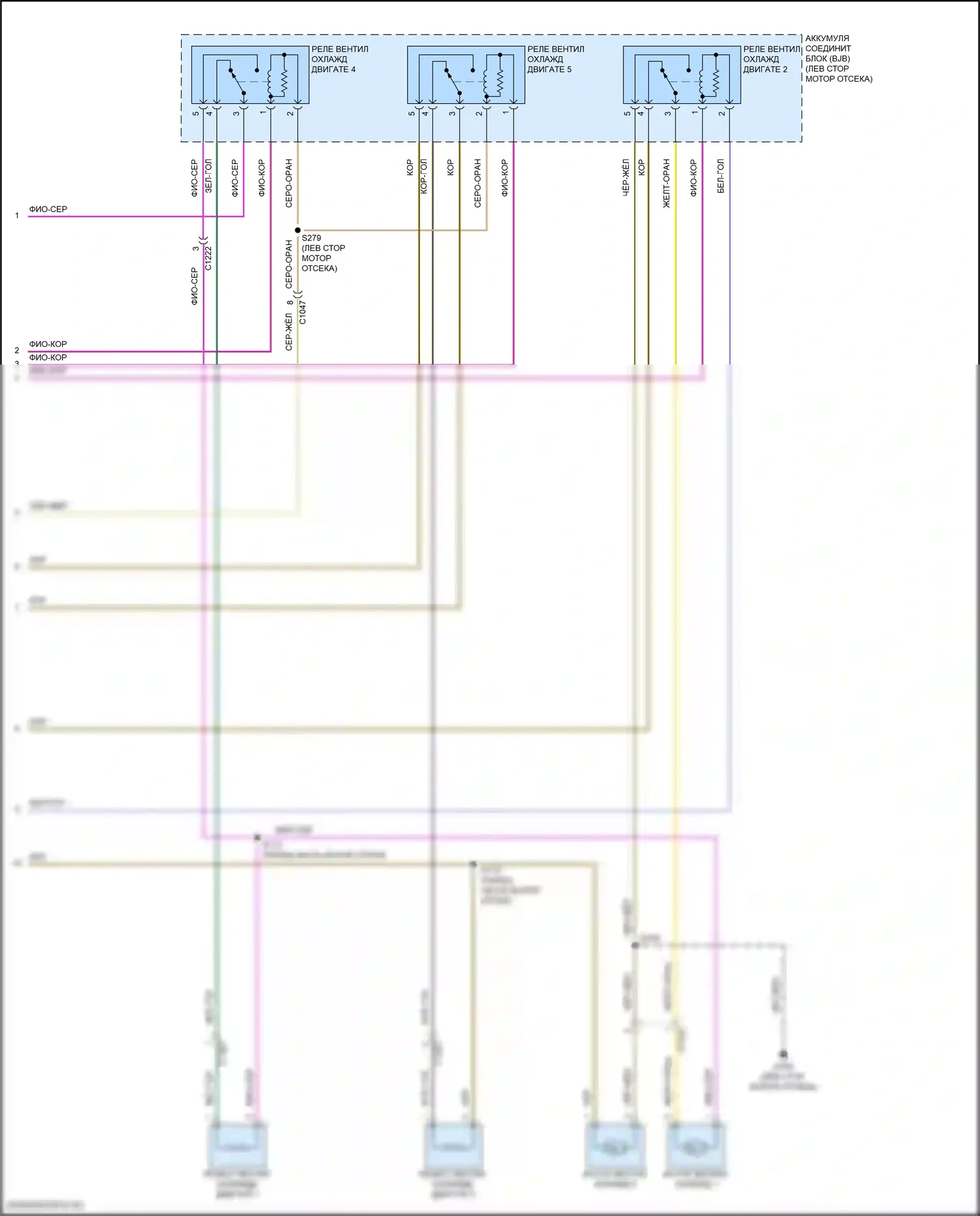 Focus ST Ford III рестайлинг (2015-2018): Электросхема вентилятора охлаждения, rs (2 из 2) 