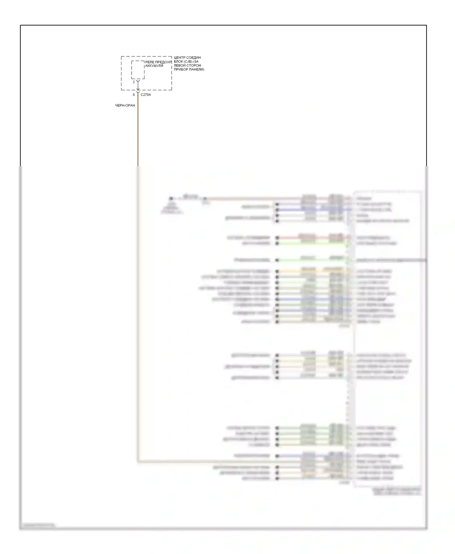 Focus Ford II (2005-2008): Электросхема блоков управления кузовом (2 из 2) 
