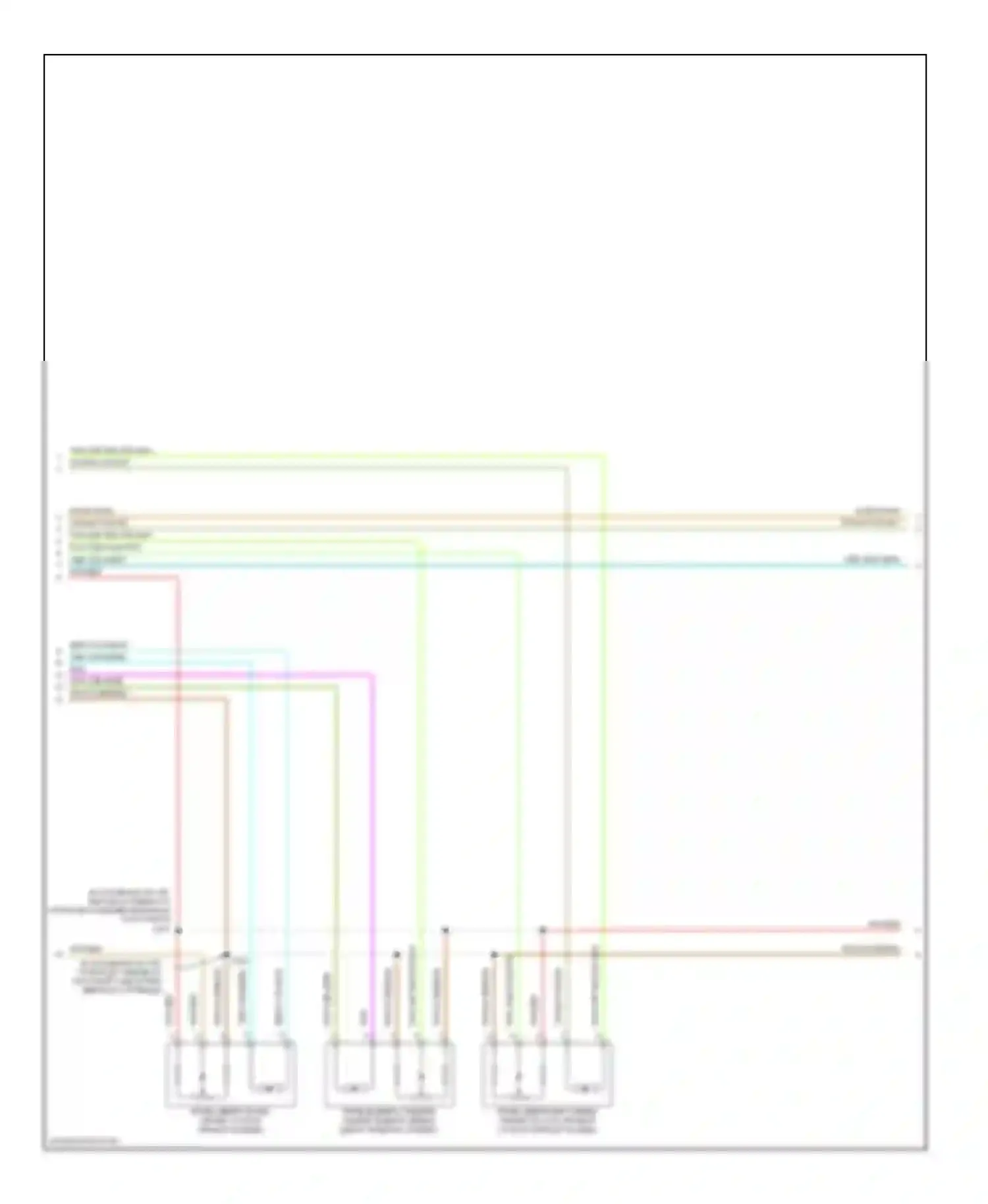 Freestyle Ford I (2004-2009): Электросхема климат контроля, без вспомогательного климат-контроля (2 из 3) 