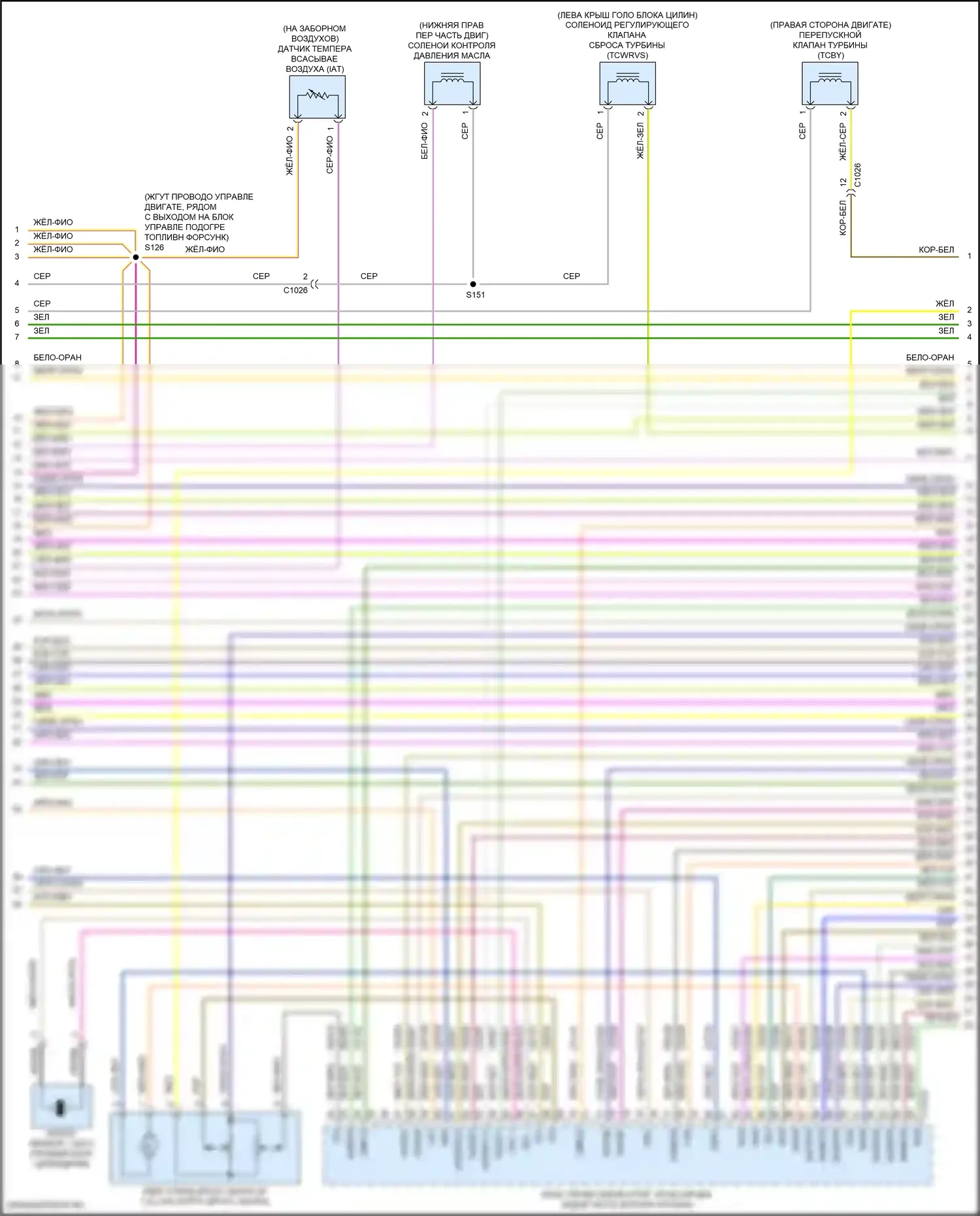 Fusion (North America) Ford II рестайлинг (2016-2020): Электросхема двигателя 2.7л турбо (6 из 9) 