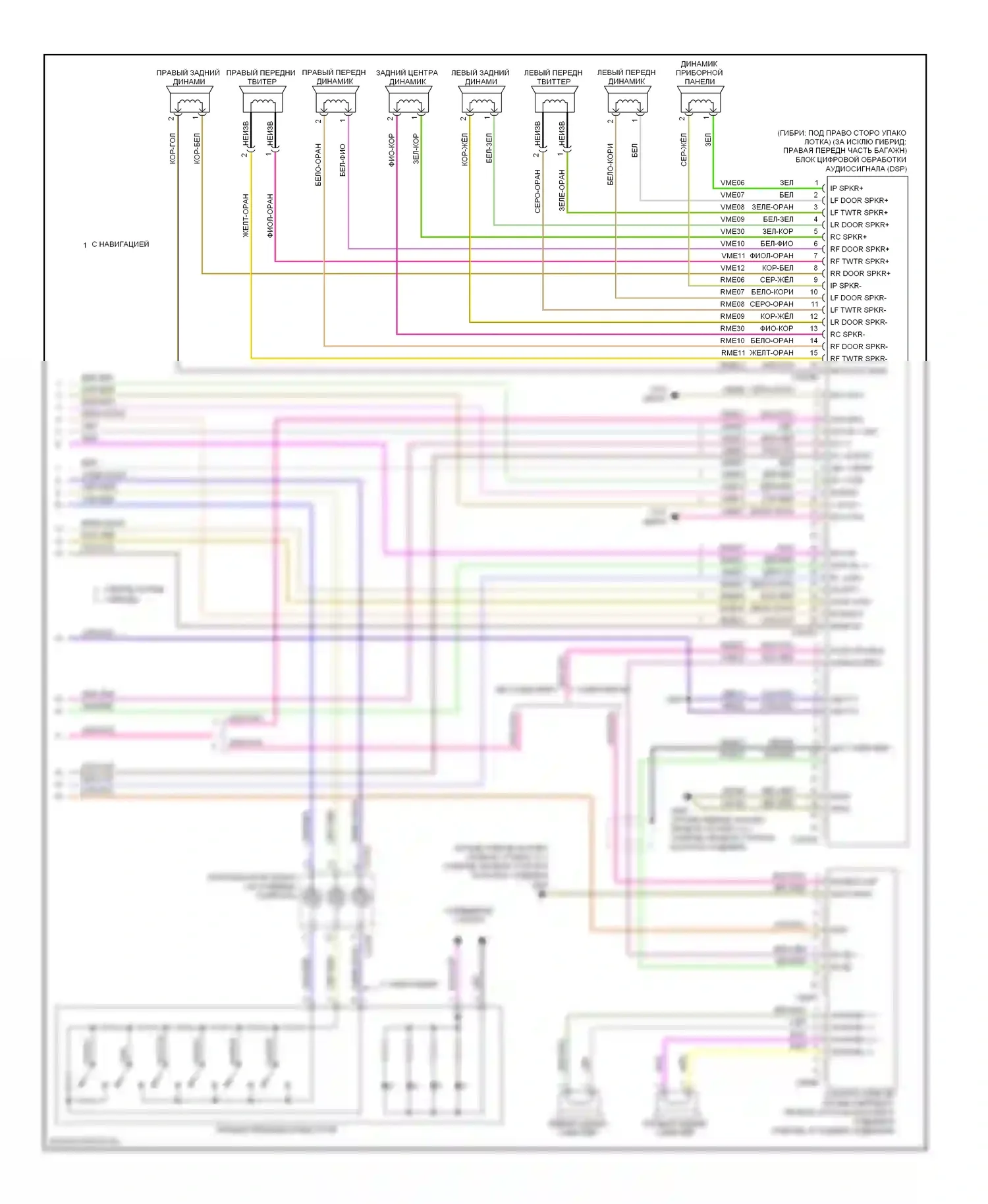 Fusion Ford I рестайлинг (2005-2012): Электросхема магнитолы sony (2 из 2) 