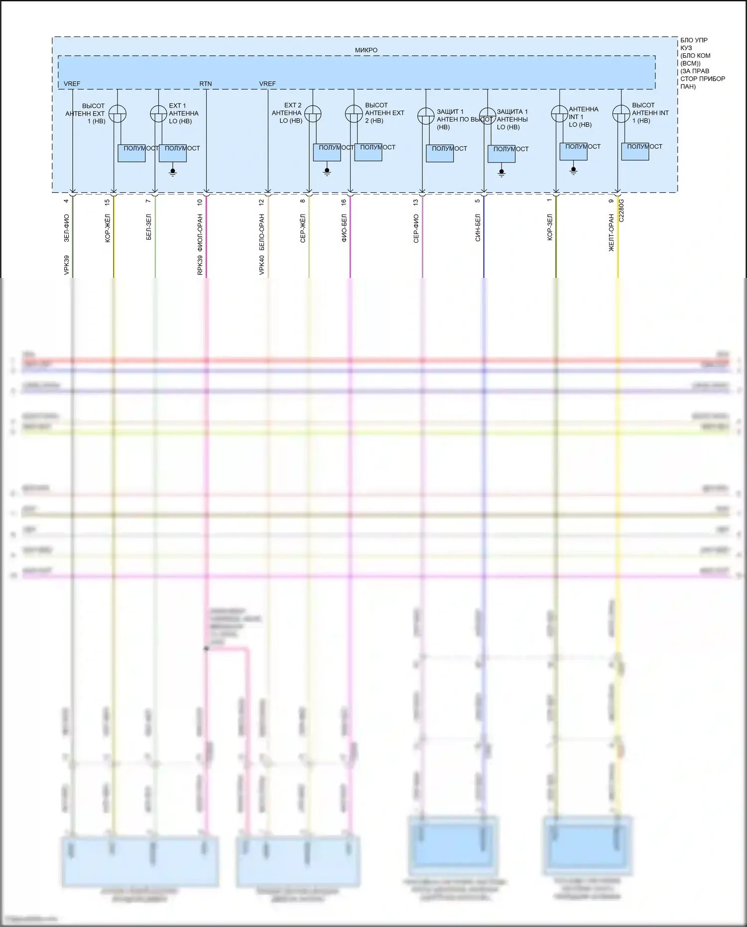 Kuga Ford III (2019-2024): Электросхема защиты от взлома (4 из 5) 