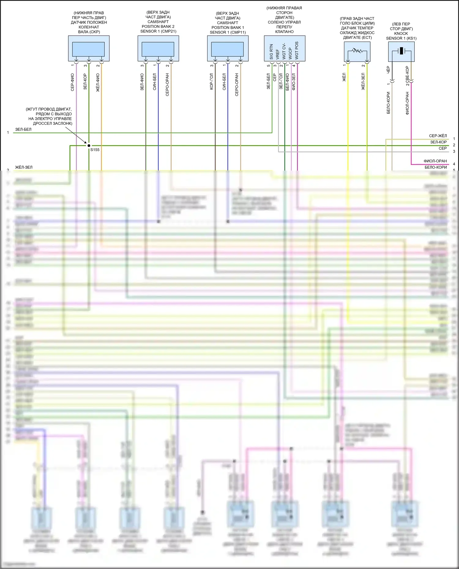 Maverick Ford III (2021-2024): Электросхема двигателя 2.0л турбо (7 из 8) 