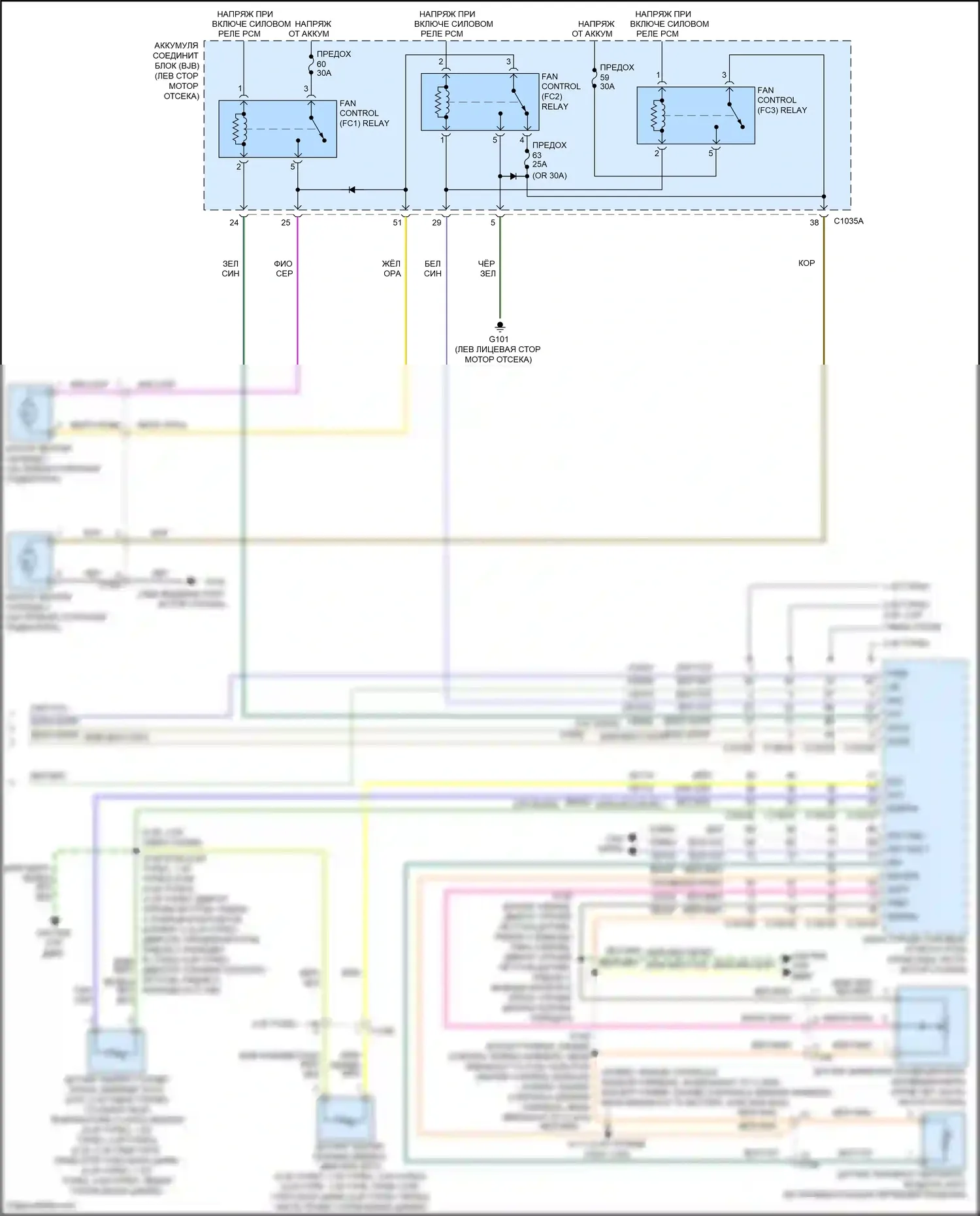 Mondeo Ford V рестайлинг (2019-2023): Электросхема климат контроля, кроме гибридного (3 из 3) 