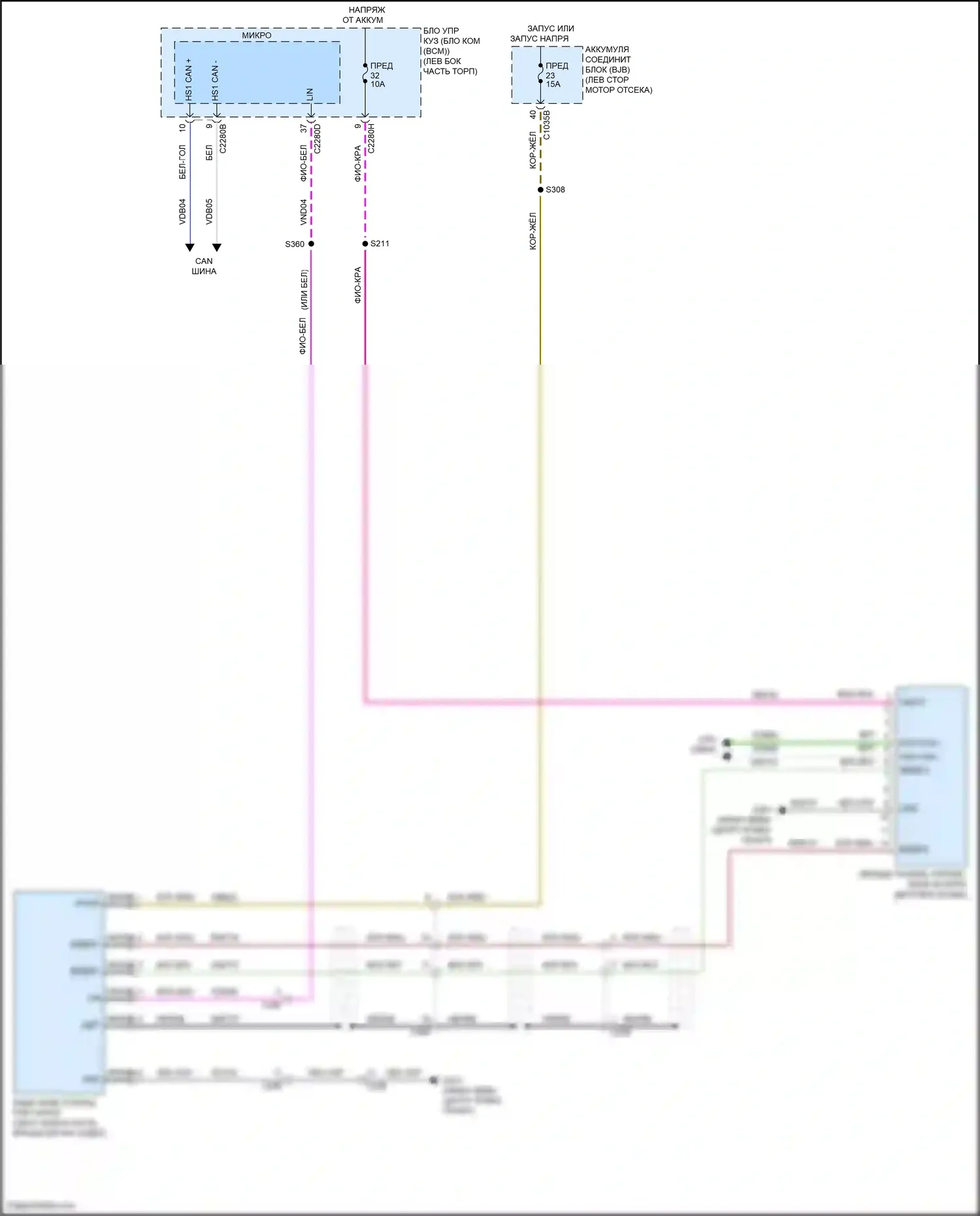 Mondeo Ford V рестайлинг (2019-2023): Электросхема камеры заднего вида, гибридный 4,2-дюймовый дисплей 