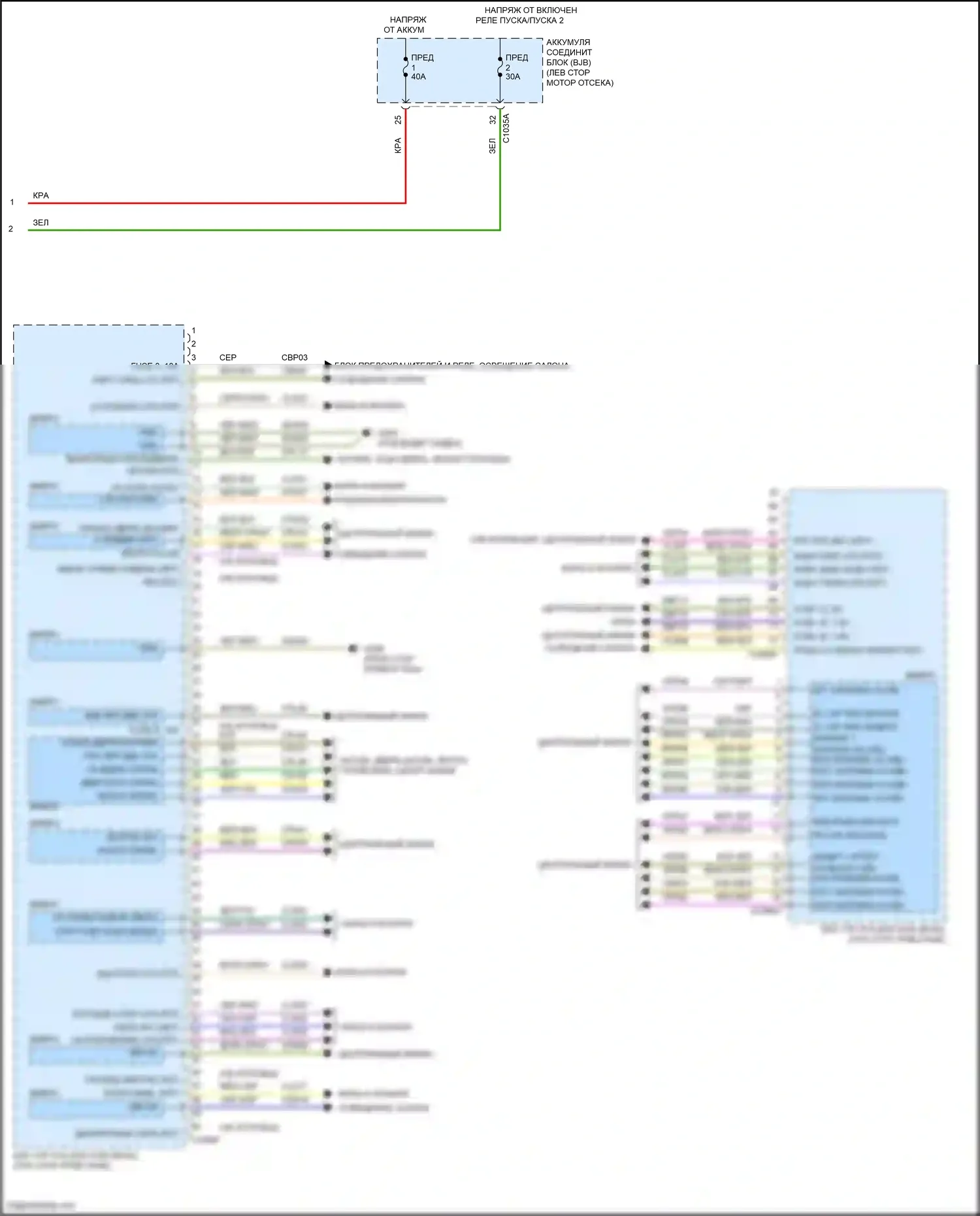 Mustang Mach-E Ford I (2020-2024): Электросхема блоков управления кузовом (2 из 2) 