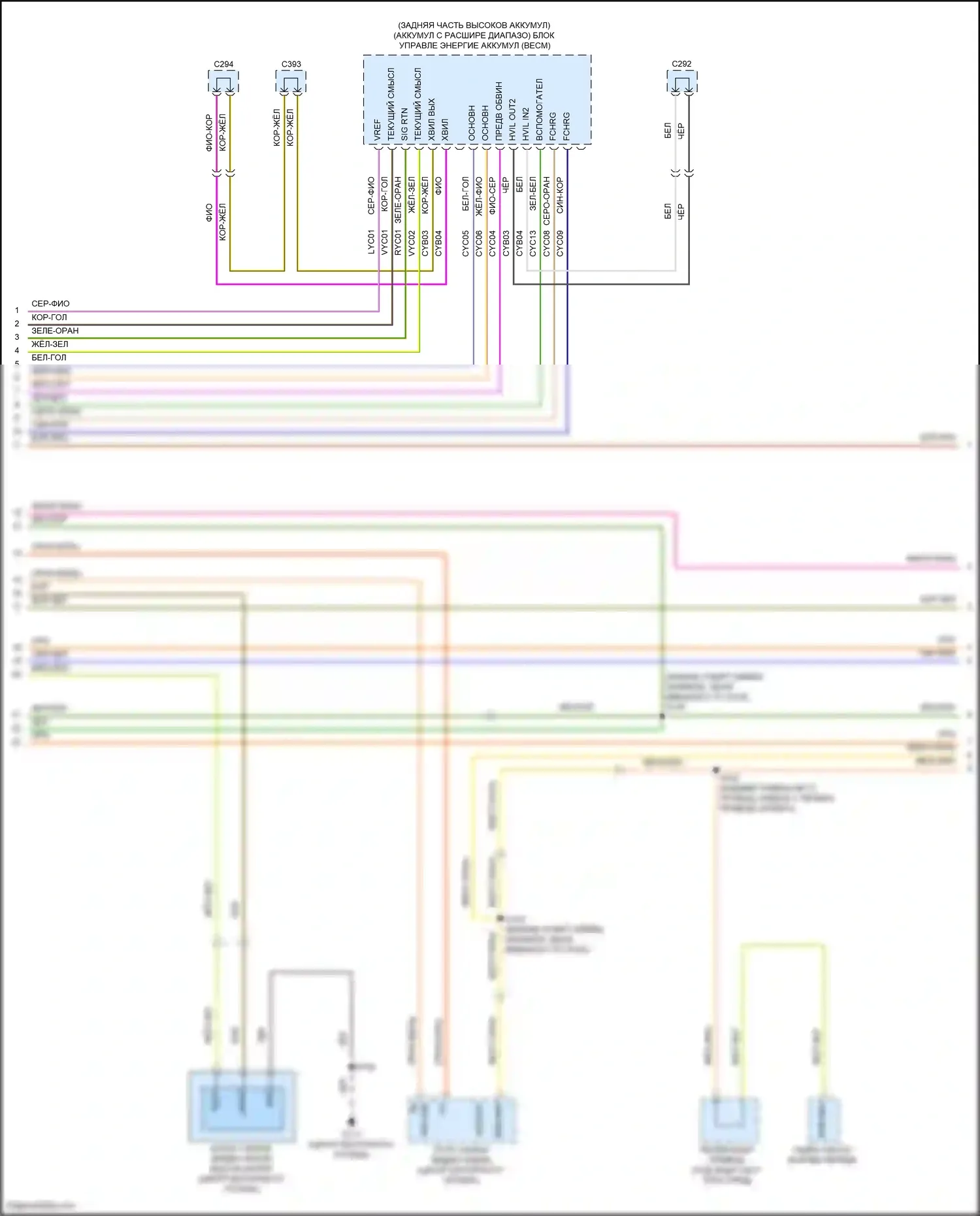 Mustang Mach-E Ford I (2020-2024): Электросхема электрическая двигателя (5 из 20) 