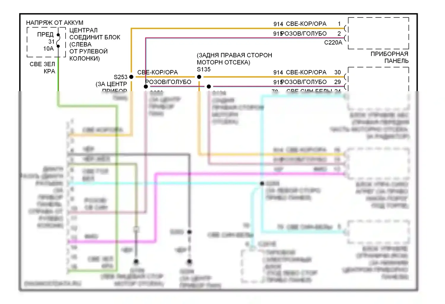 Mustang Ford IV рестайлинг (1998-2004): Can шина 