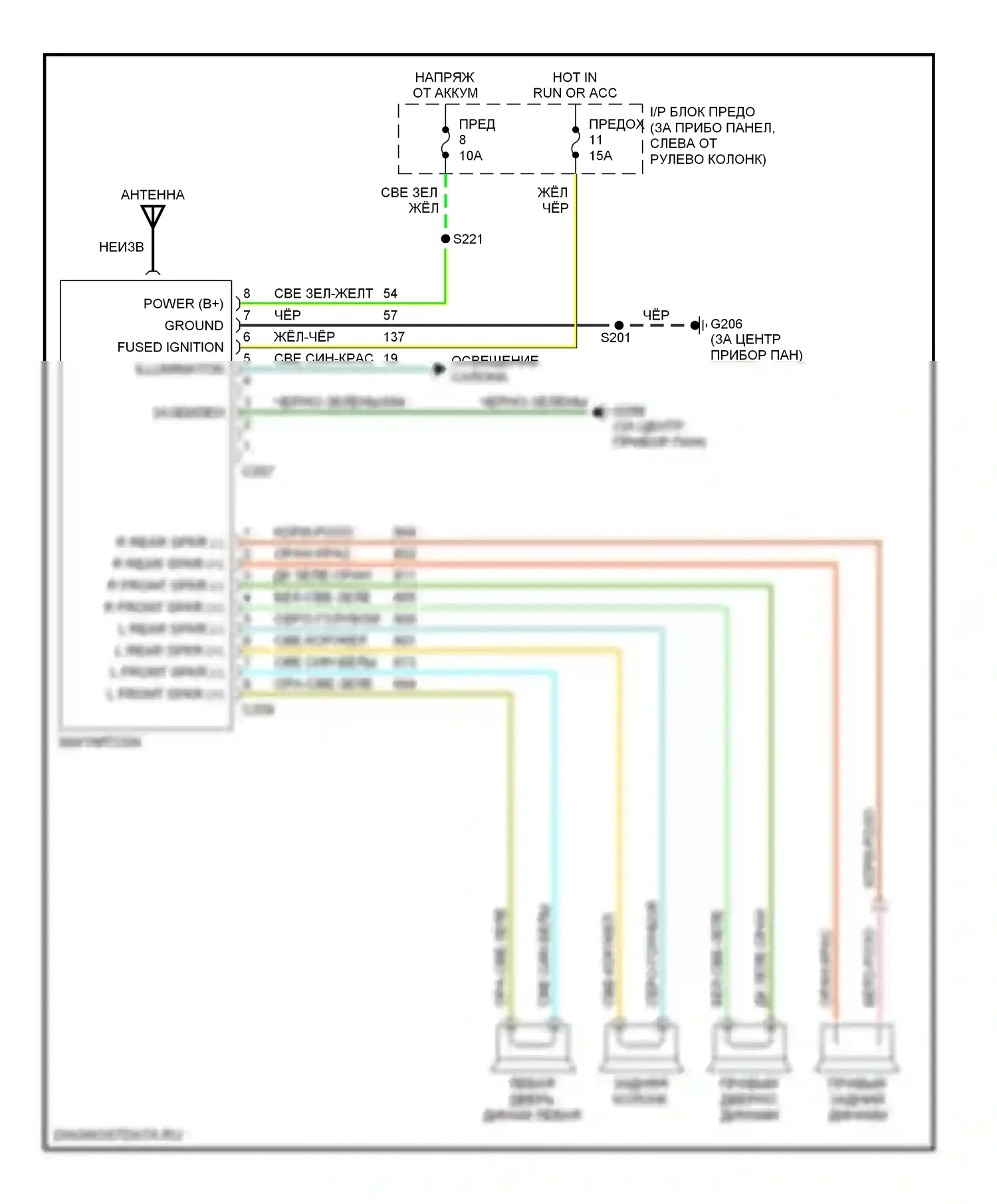 Mustang Ford IV (1993-1998): Базовая магнитола 