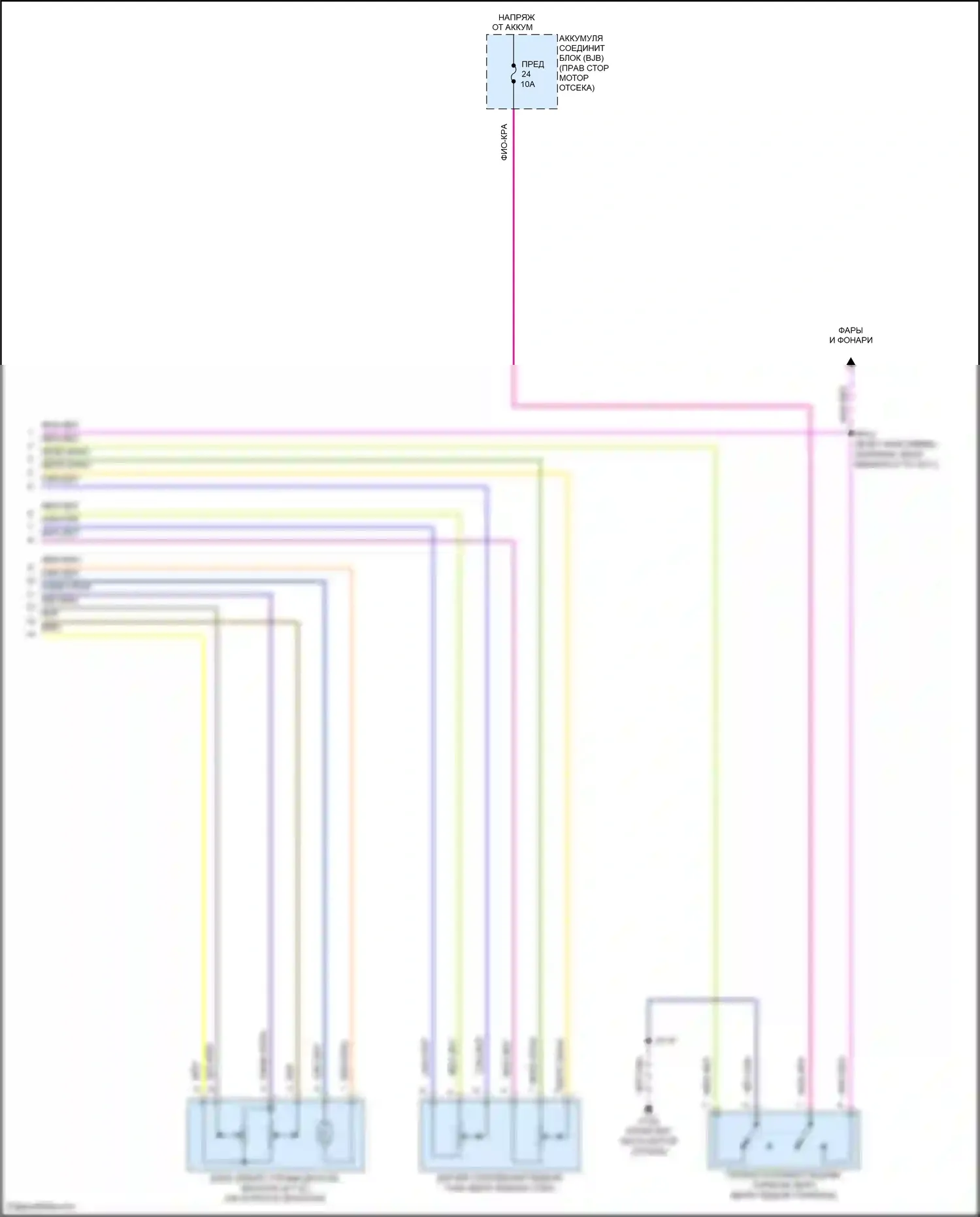 Mustang Ford V рестайлинг 2 (2012-2014): 3.7l, электросхема коробки передач (2 из 2) 