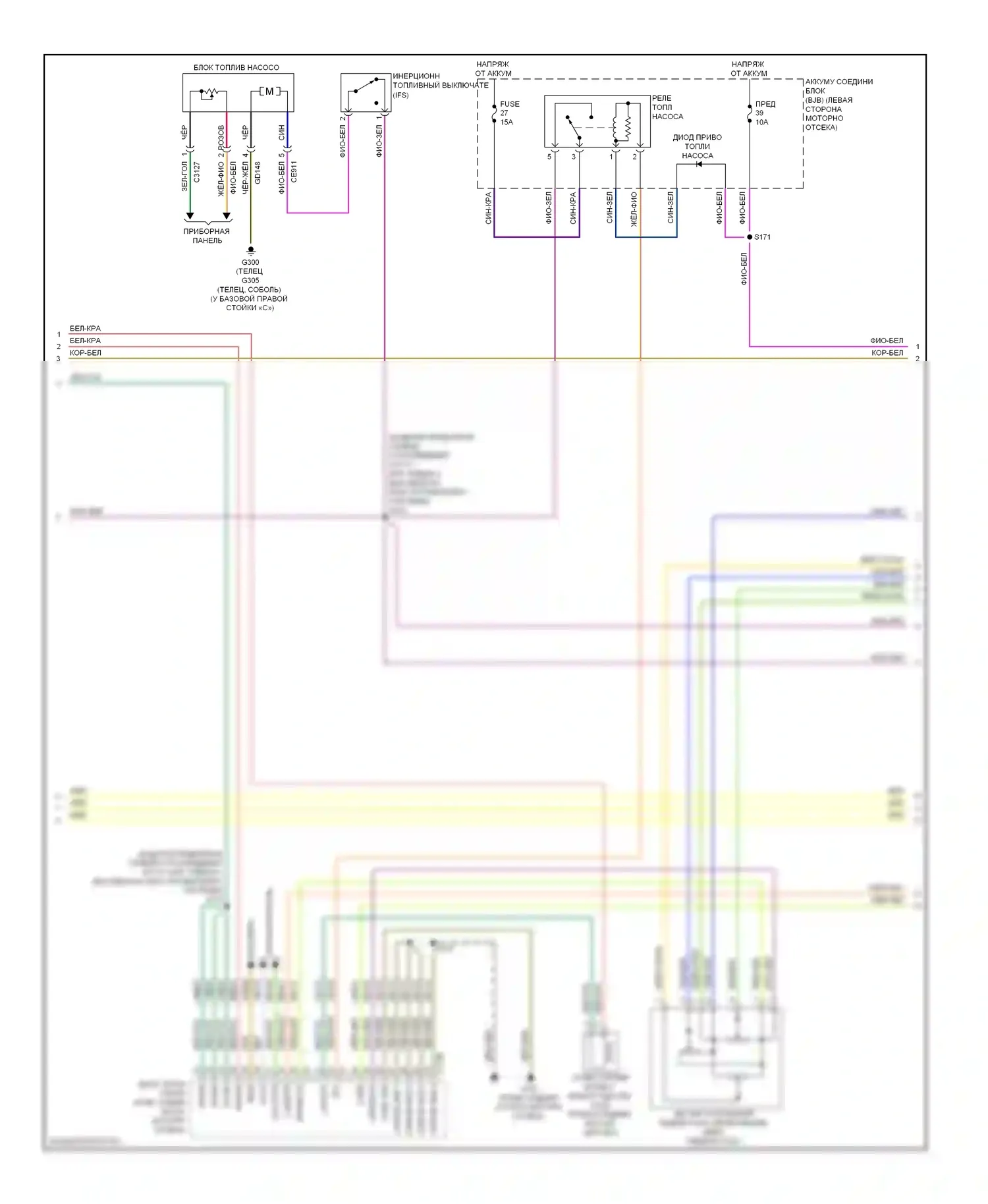Taurus Ford V (2007-2009): Электросхема двигателя 3.5l (5 из 6) 