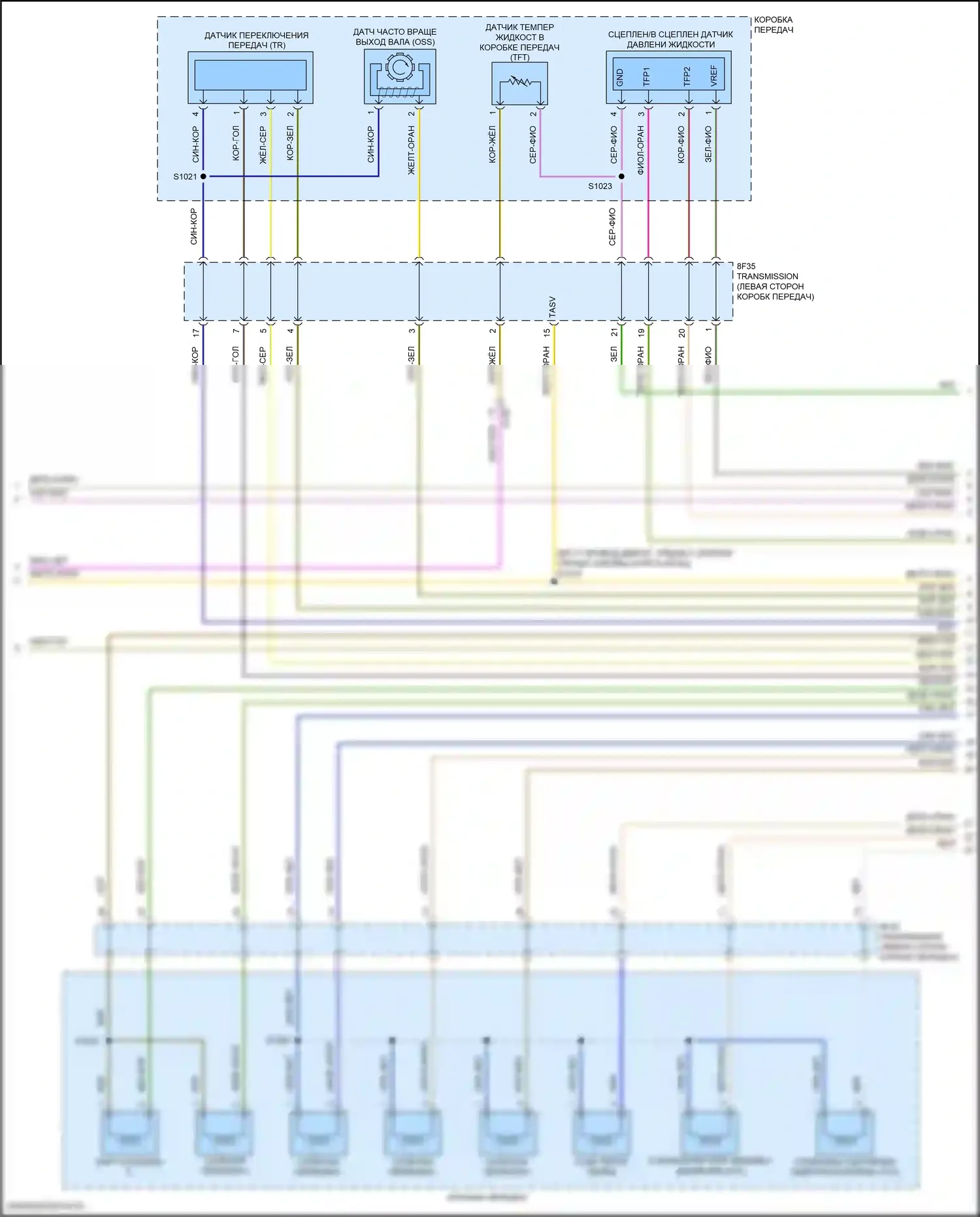 Transit Connect Ford II рестайлинг (2018-2024): Электросхема двигателя 2.0l (5 из 8) 