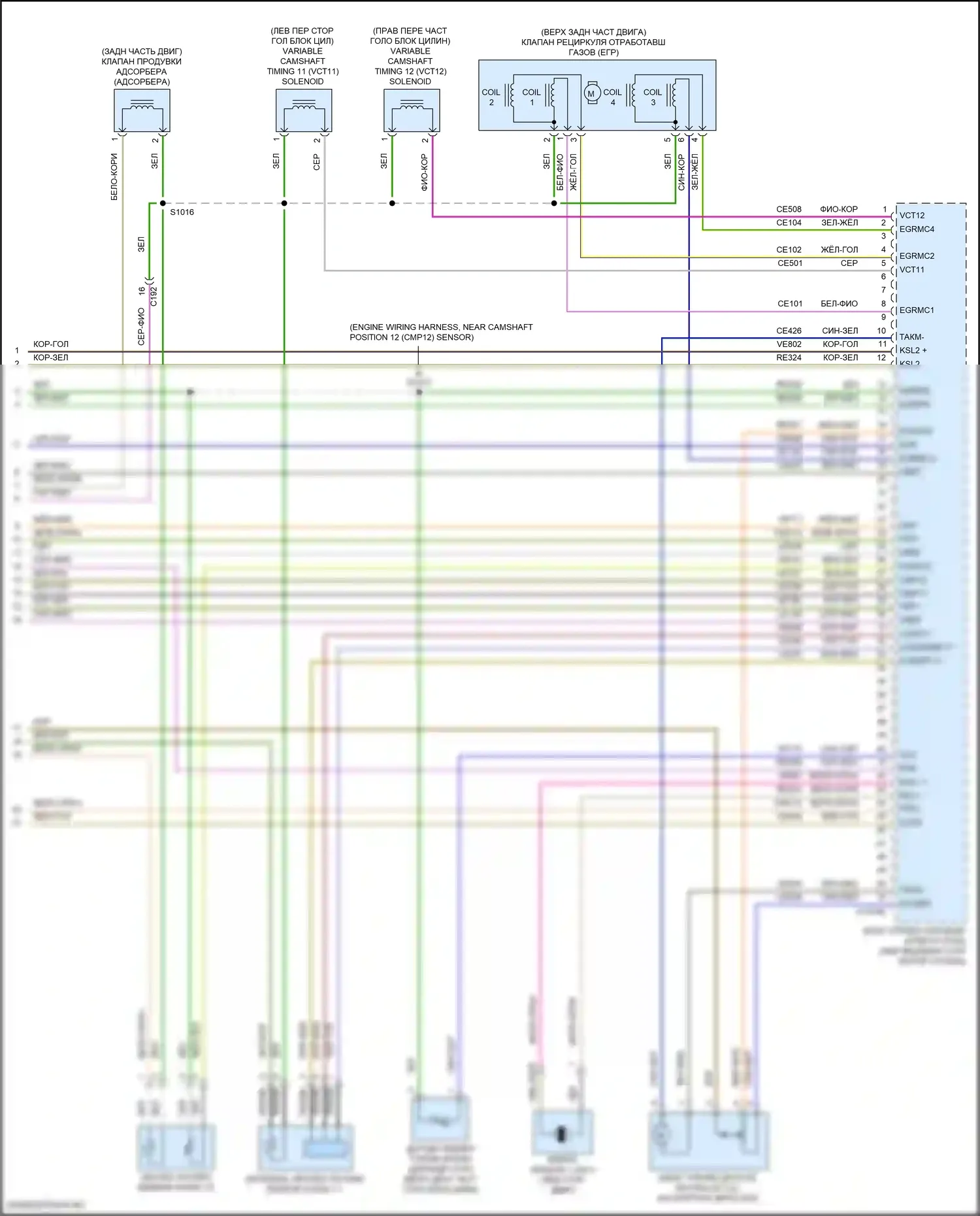 Transit Connect Ford II рестайлинг (2018-2024): Электросхема двигателя 2.0l (8 из 8) 