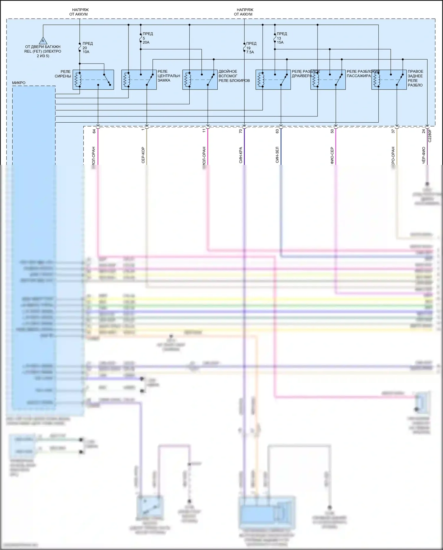 Transit Connect Ford II рестайлинг (2018-2024): Электросхема с защитой от взлома, без дверного блока (1 из 5) 