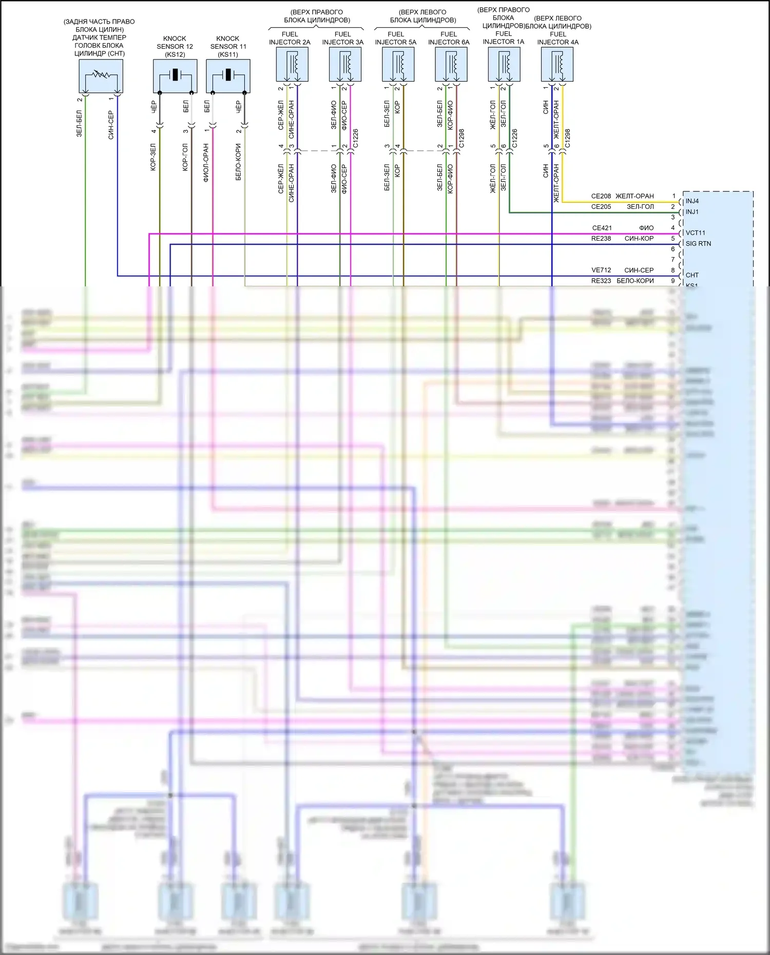 Transit Ford T8 (2023-2024): Электросхема двигателя 3.5l flex (10 из 10) 