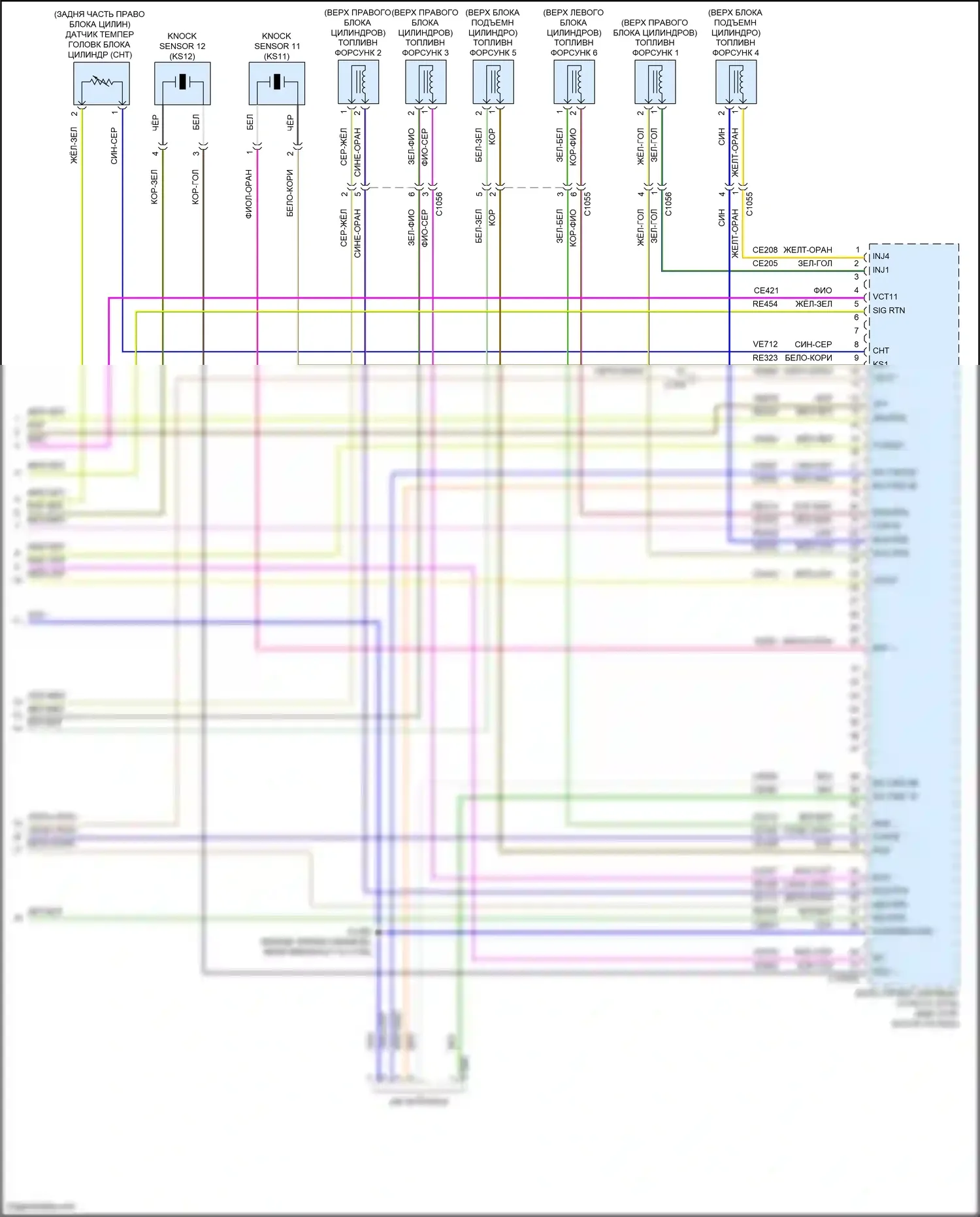 Transit Ford T8 (2023-2024): Электросхема двигателя 3,5л турбо (12 из 12) 