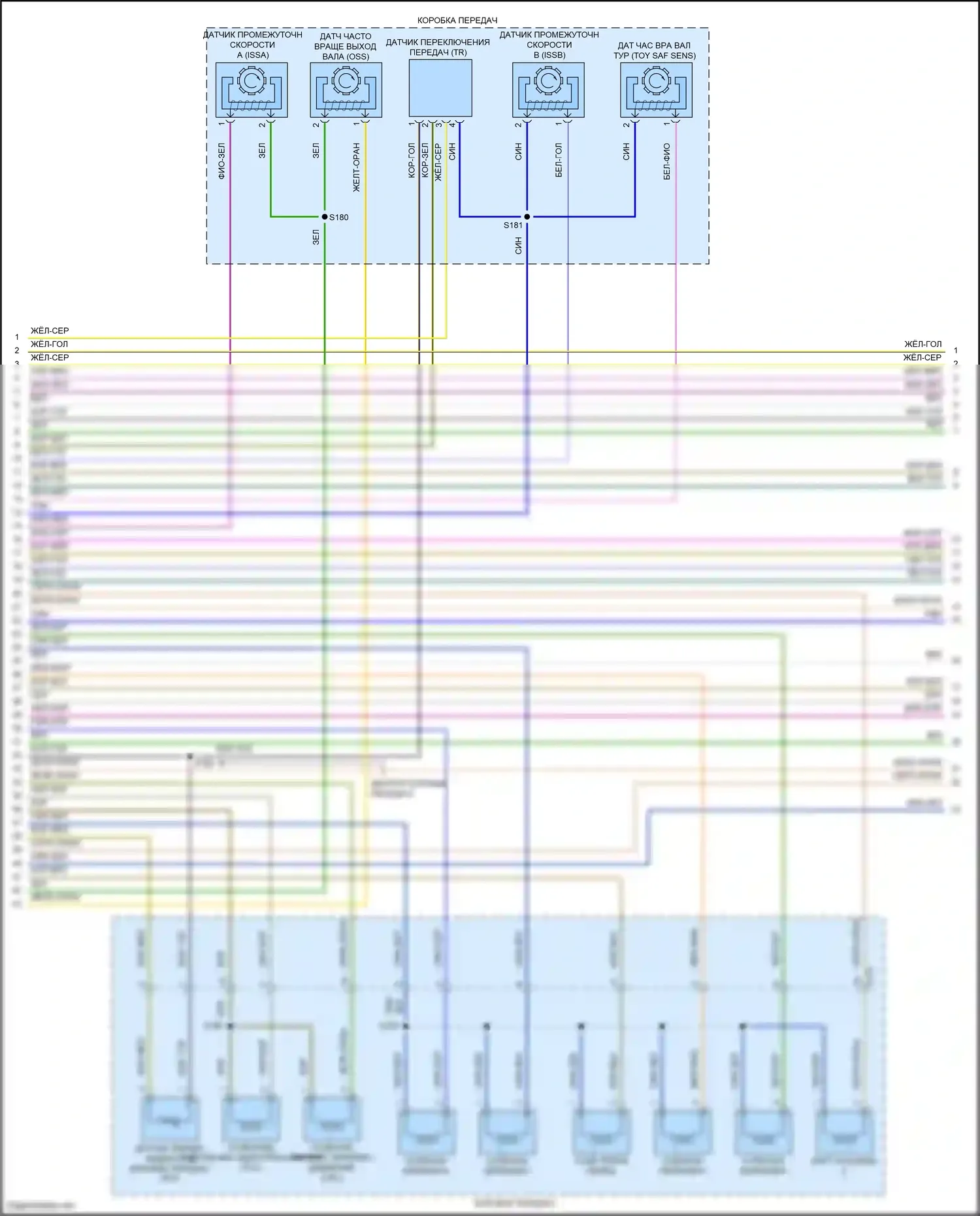 Transit Ford T8 (2023-2024): Электросхема двигателя 3,5л турбо (7 из 12) 