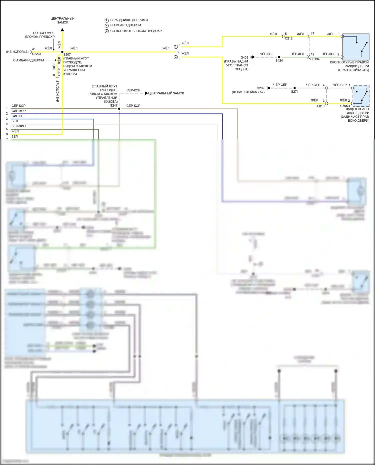 Transit Ford T8 (2023-2024): Электросхема приборной панели (2 из 2) 