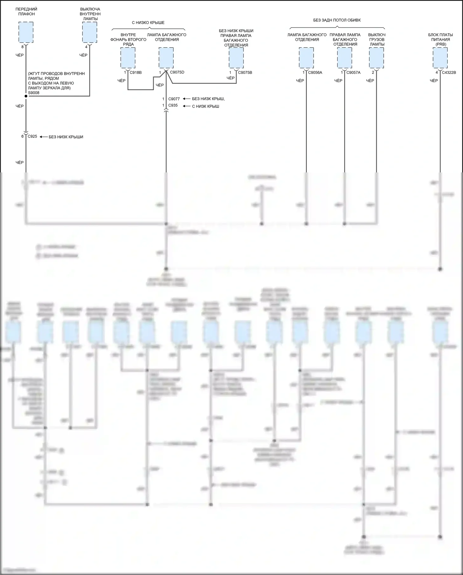 Transit Ford T8 (2023-2024): Электросхема разводки массы (11 из 11) 