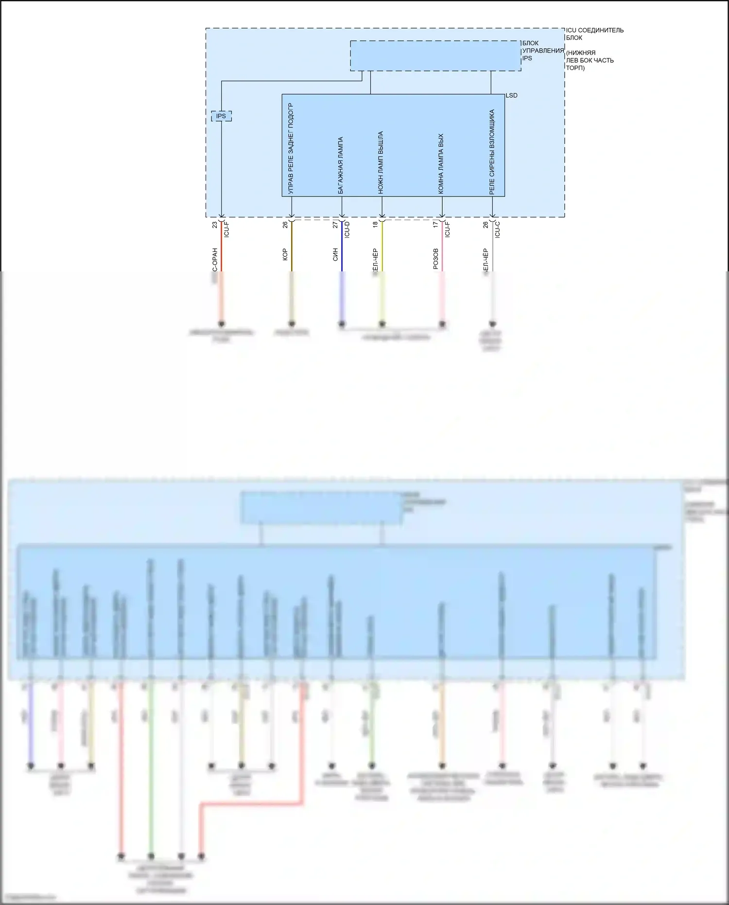 G70 Genesis I рестайлинг (2020-2024): Электросхема блока управления ips (3 из 3) 