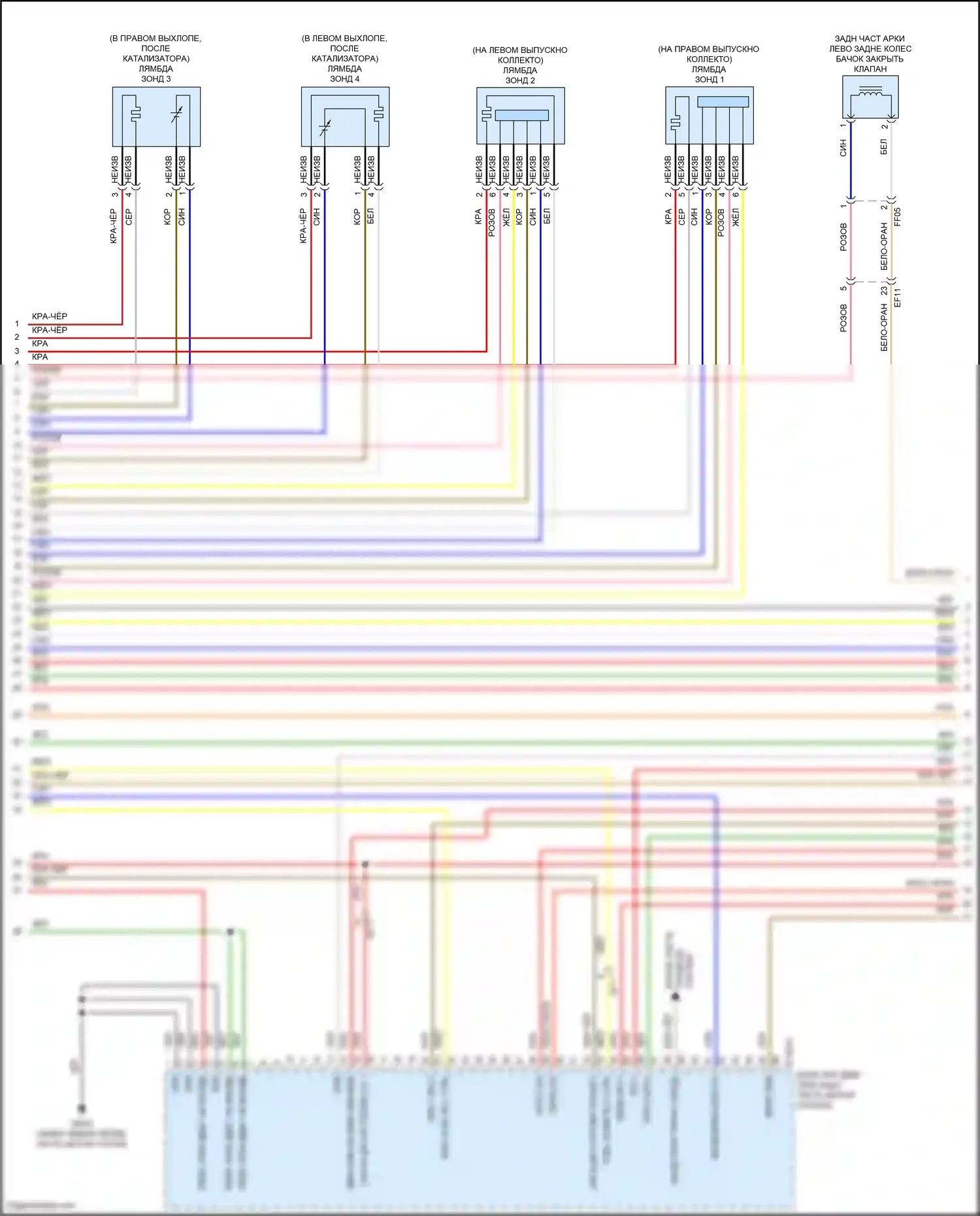 G80 Genesis I (2016-2020): Электросхема двигателя 3,3л турбо (7 из 9) 