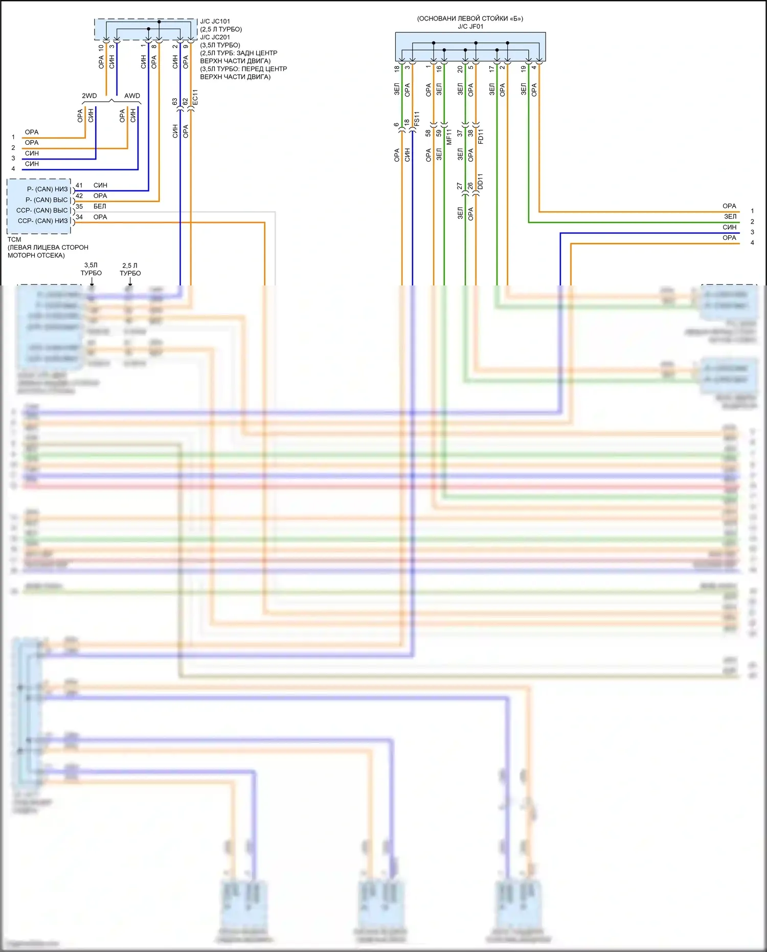 G80 Genesis II (2020-2024): Can шина электросхема (4 из 9) 