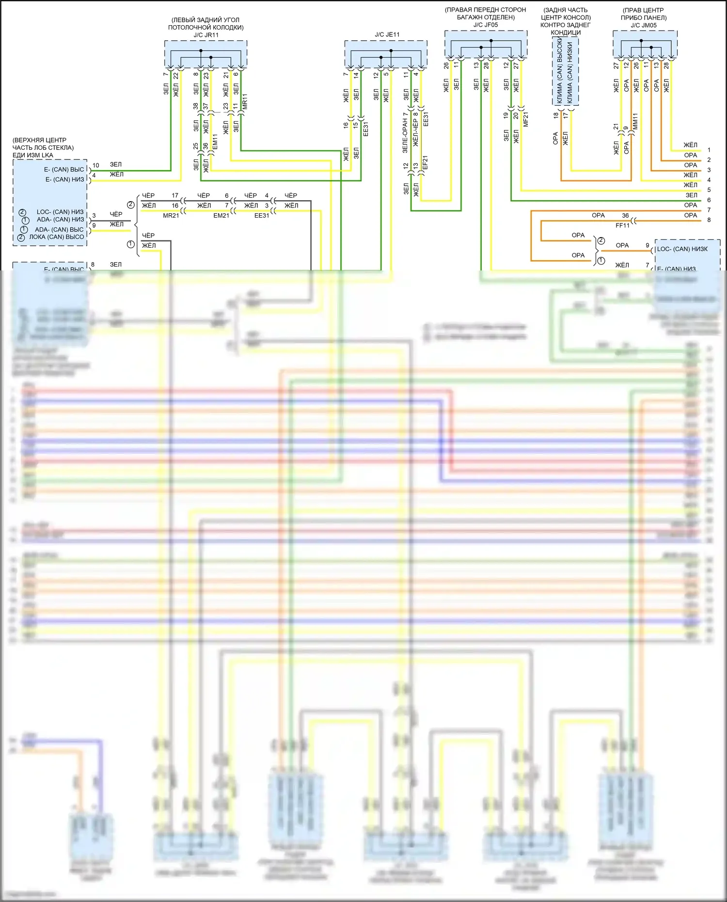 G80 Genesis II (2020-2024): Can шина электросхема (7 из 9) 