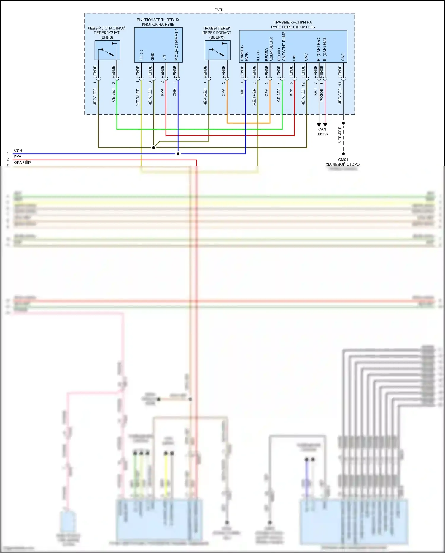 G80 Genesis II (2020-2024): Электросхема магнитолы, с усилителем премиум-класса (4 из 8) 