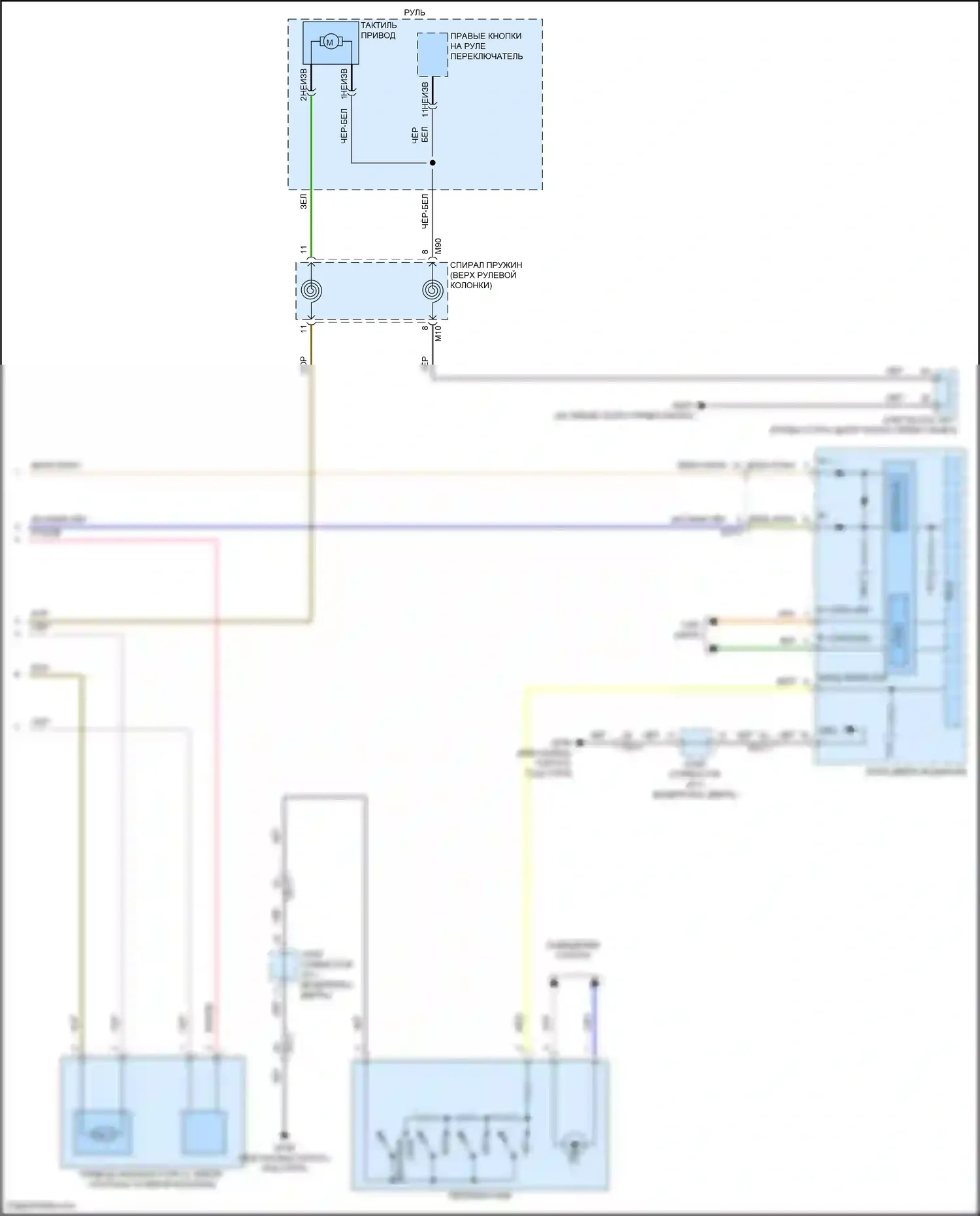 G80 Genesis II (2020-2024): Электросхема питания и питания памяти (2 из 2) 