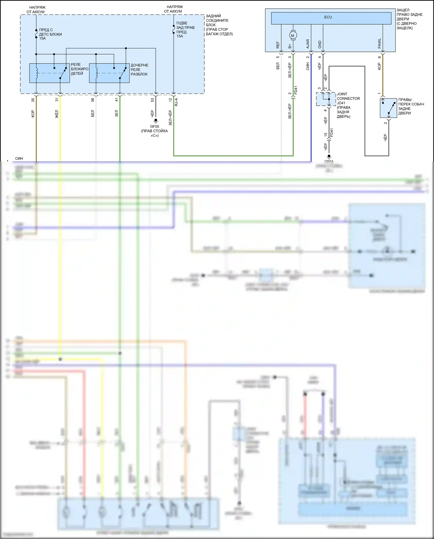 G80 Genesis II (2020-2024): Сигнализации электросхема, с nfc (5 из 8) 