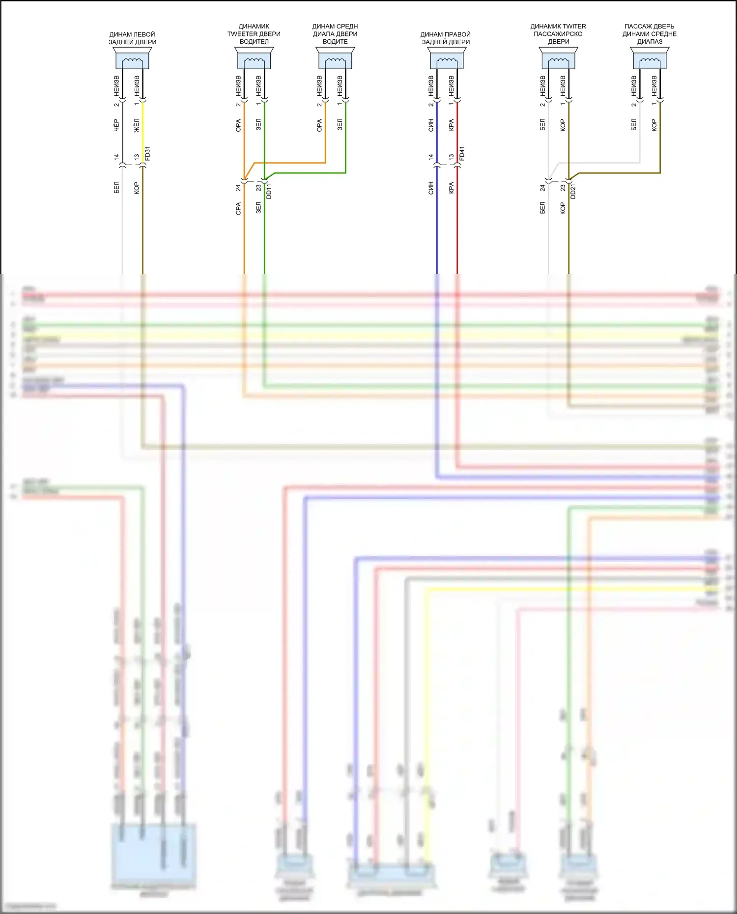 G80 Genesis II (2020-2024): Электросхема навигации, с активным шумом (7 из 9) 