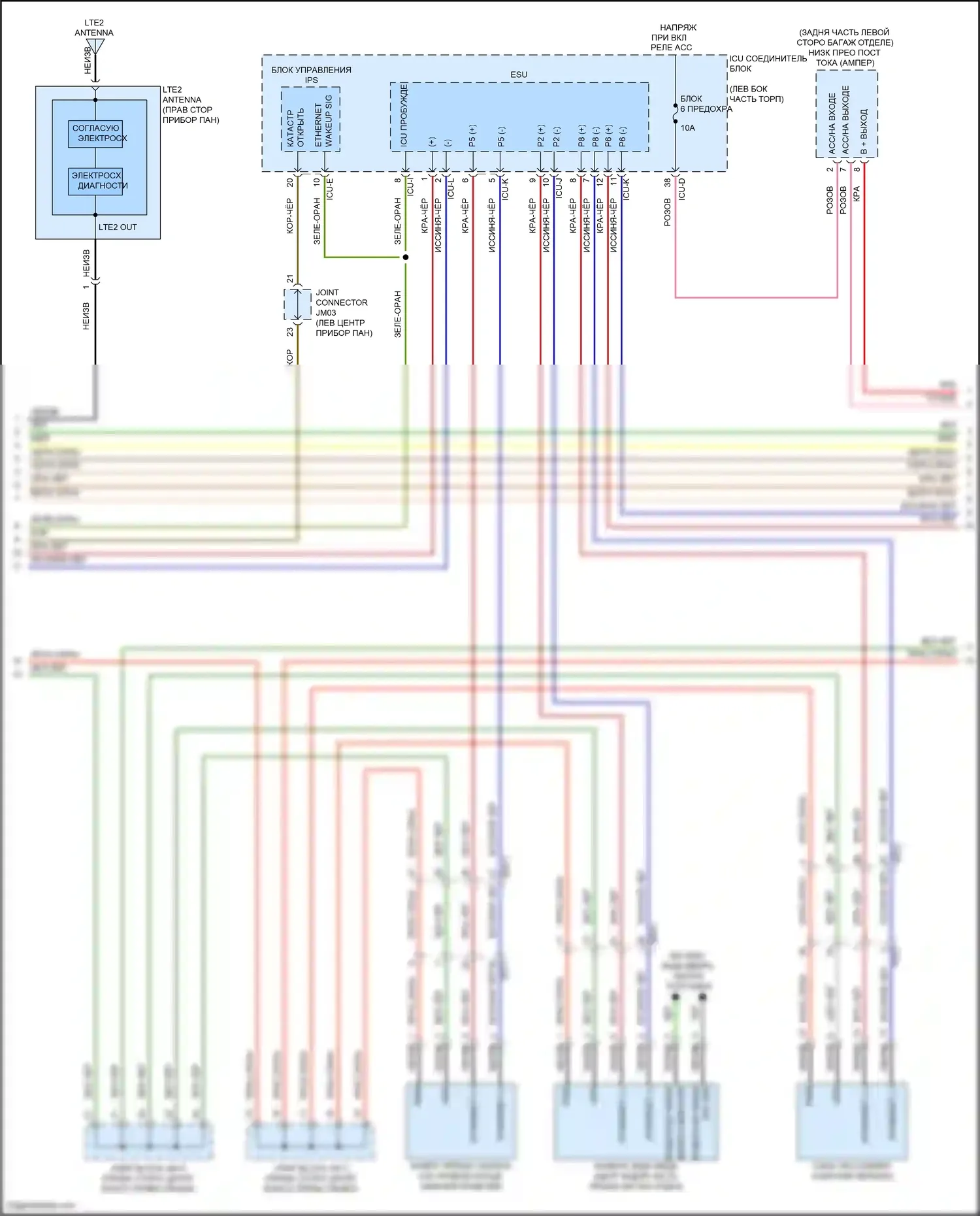 G80 Genesis II (2020-2024): Электросхема навигации, с усилителем премиум-класса (6 из 8) 