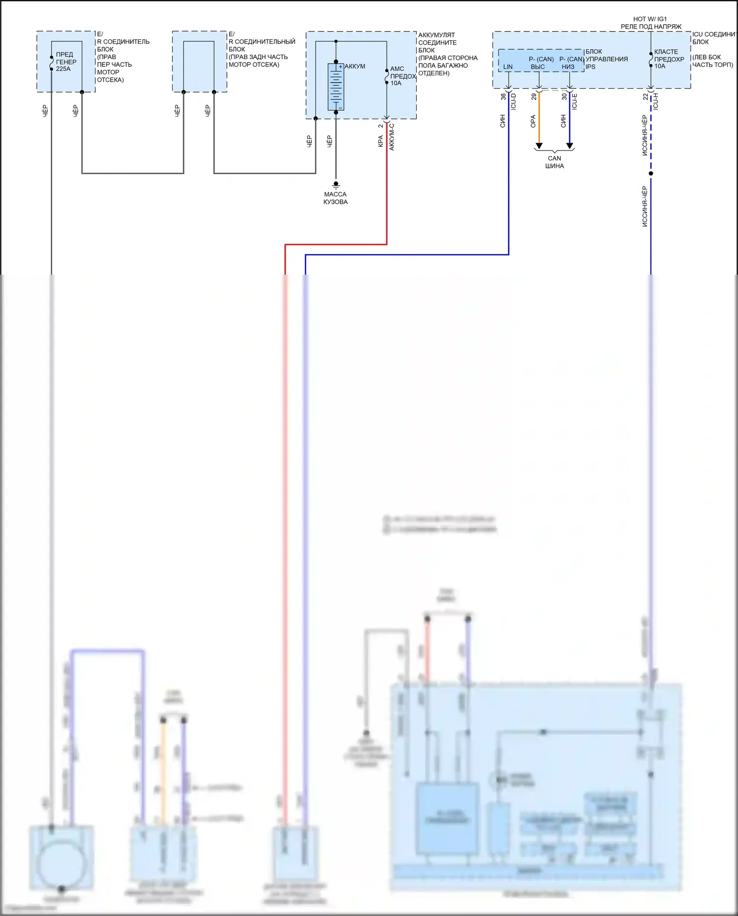 G80 Genesis II (2020-2024): Электросхема генератора 
