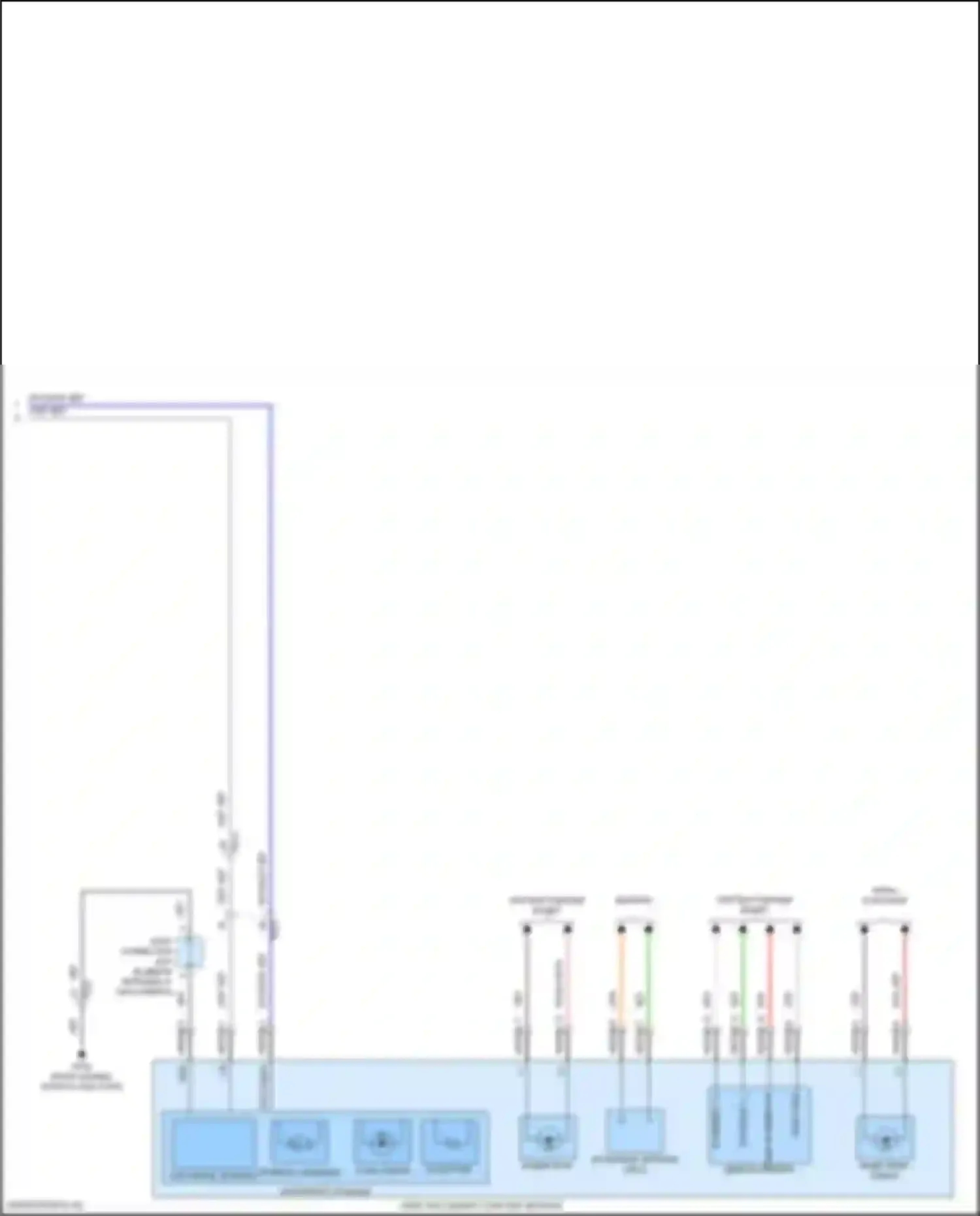 GV70 Genesis I (2020-2024): Электросхема памяти зеркал, с электрической складкой (2 из 2) 