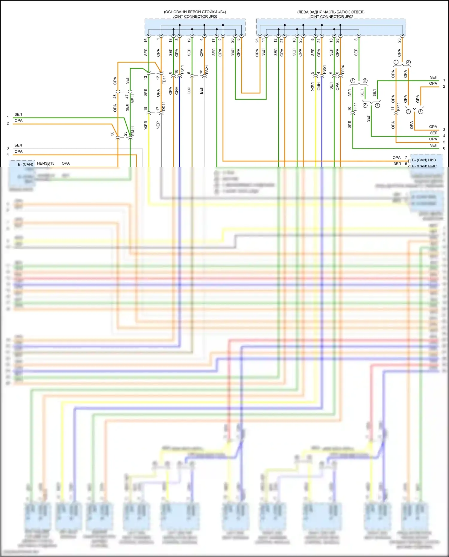 GV80 Coupe Genesis I (2023-2024): Can шина электросхема (6 из 10) 