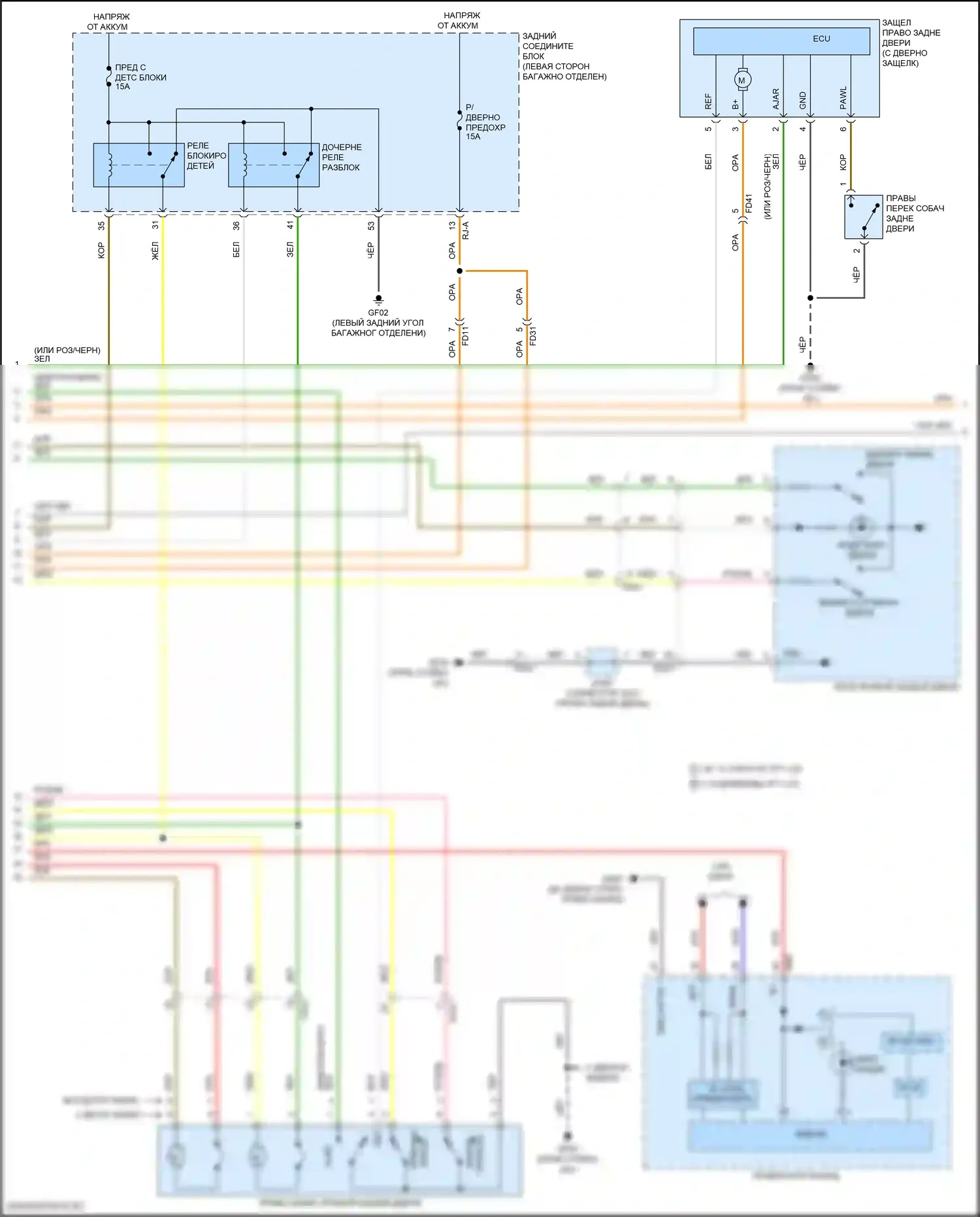 GV80 Coupe Genesis I (2023-2024): Сигнализации электросхема, с nfc (5 из 8) 