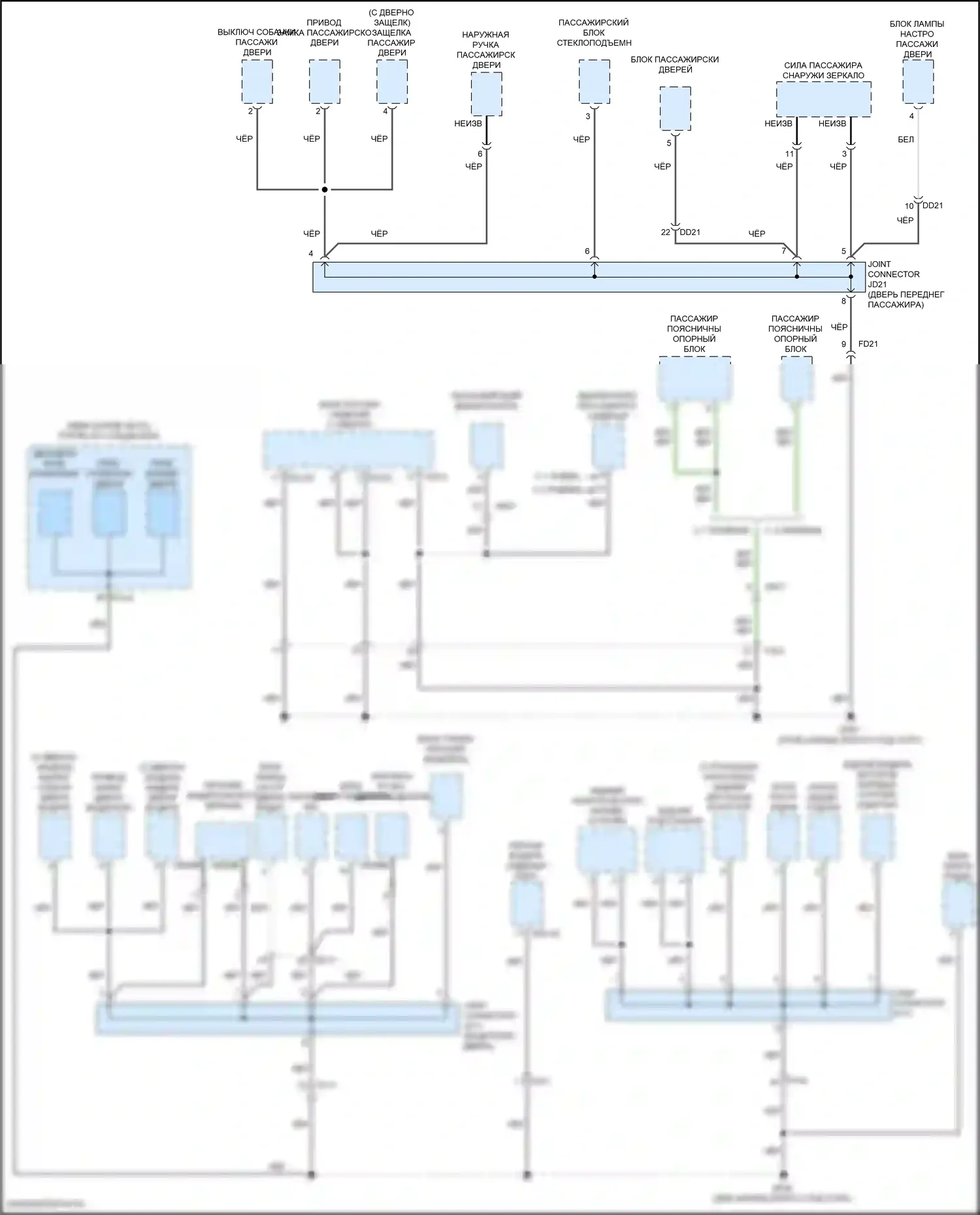 GV80 Coupe Genesis I (2023-2024): Электросхема разводки массы (8 из 8) 