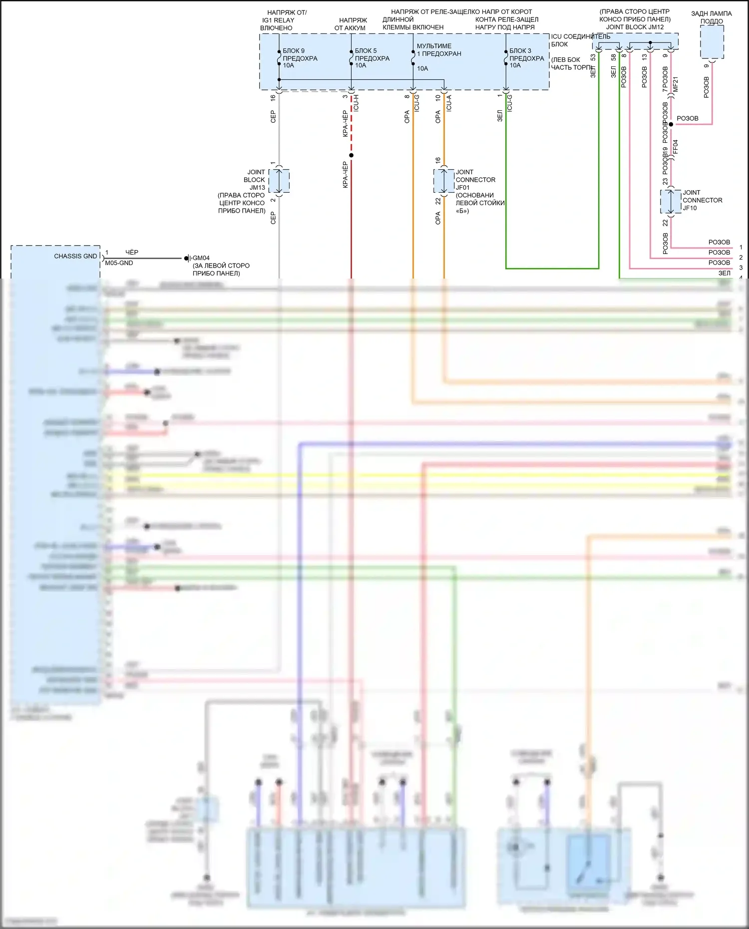 GV80 Genesis I рестайлинг (2023-2024): Электросхема навигации, с активным шумом (1 из 9) 