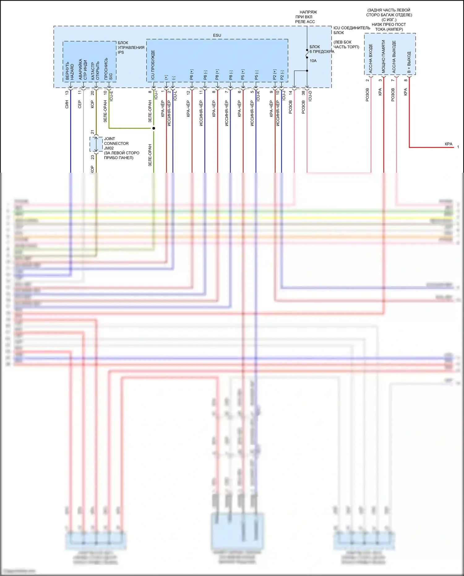 GV80 Genesis I рестайлинг (2023-2024): Электросхема навигации, с усилителем премиум-класса (6 из 8) 