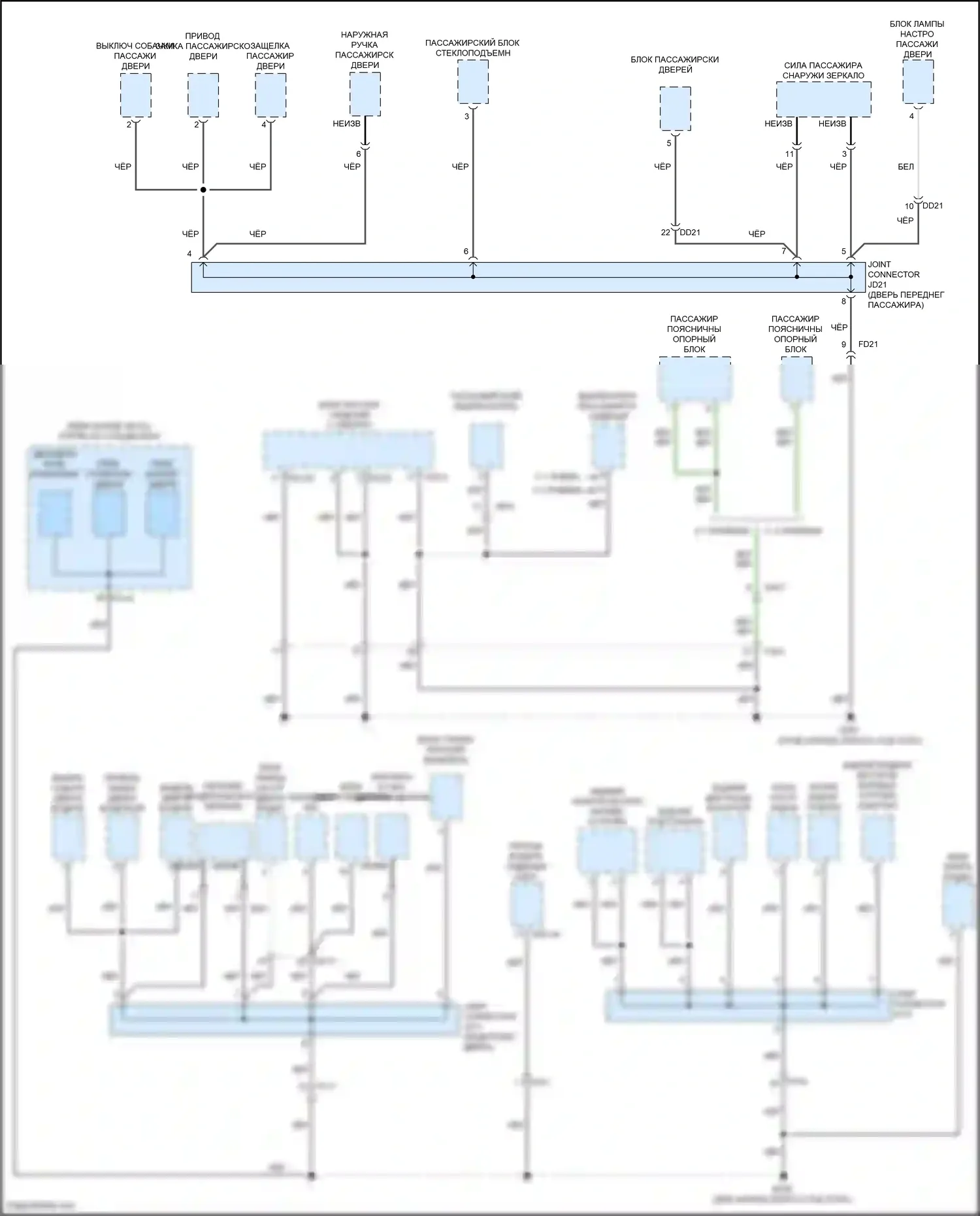 GV80 Genesis I рестайлинг (2023-2024): Электросхема разводки массы (8 из 8) 